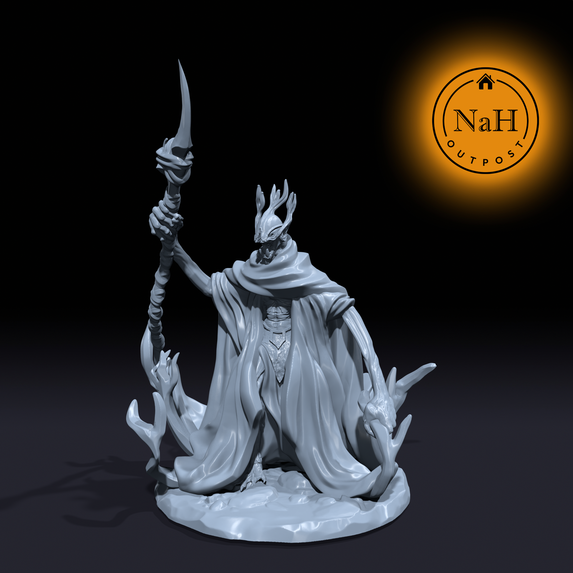 Valthus, the Specter of Pestilence | Plague Gatherer | Shadow fey Miniature for Tabletop games like D&D 5e and TTRPG War Gaming