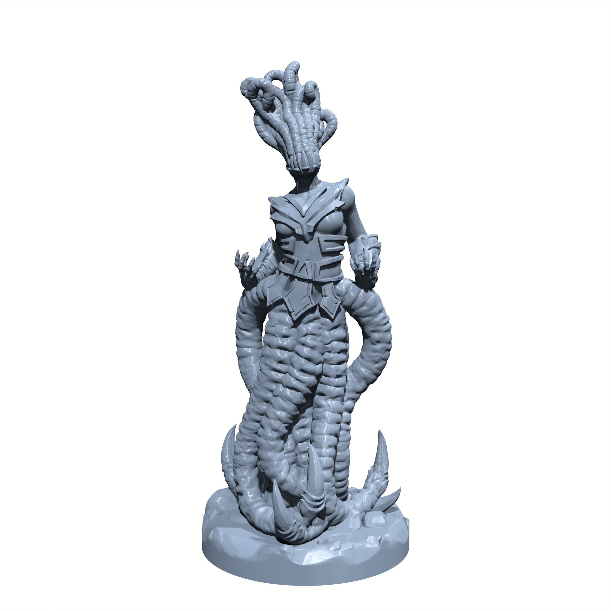 Whisperclaw, the Handmaid of Hell | Tentamaiden Fiend | Gylou Devil miniature for Tabletop games like D&D and War Gaming