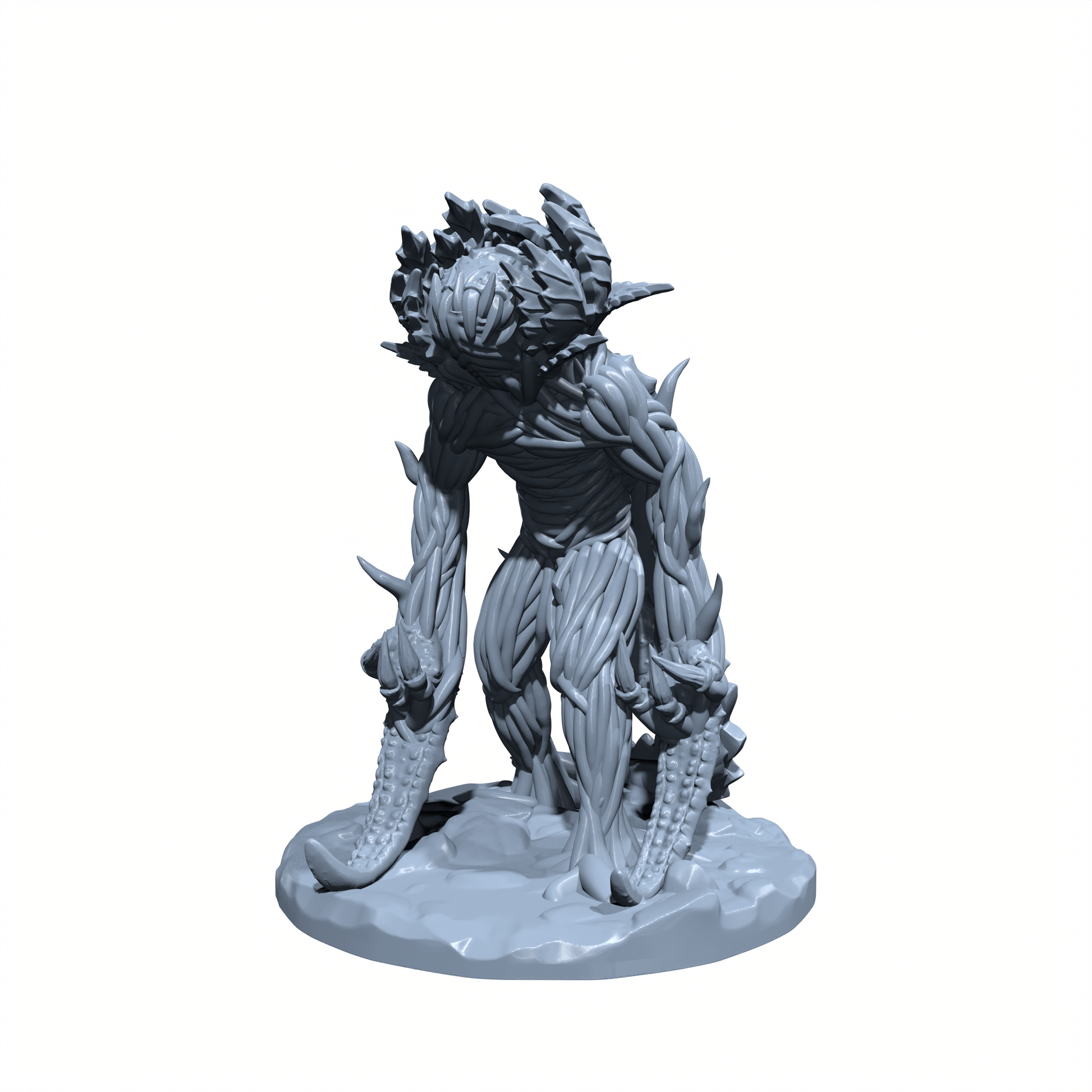 Venomleaf, the Silent Hunter | Terror Flower | Shambling Mound | Plant Golem -- Miniature for Tabletop games like D&D 5e and TTRPG War Gaming
