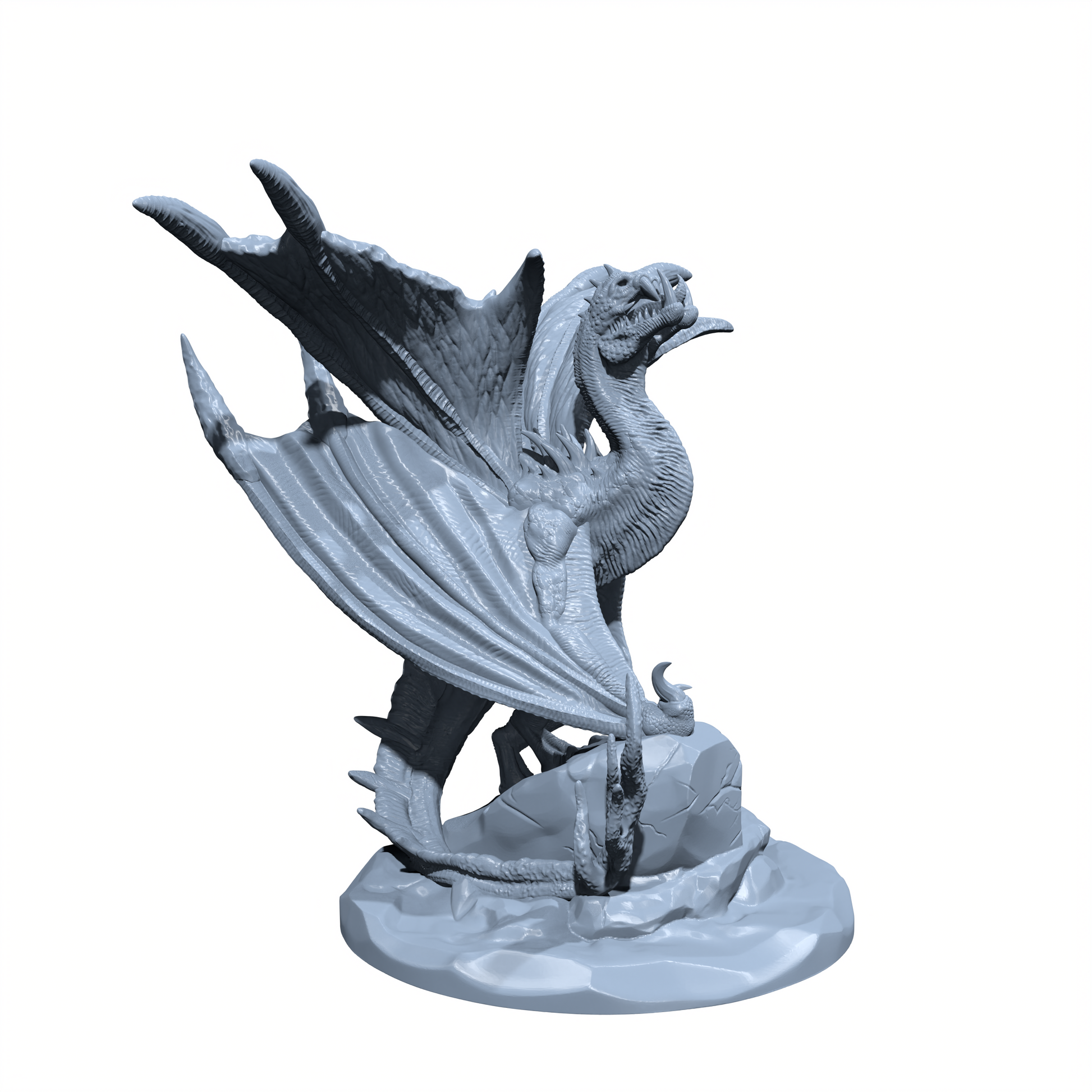 Venombite, the Sylvan Slayer | Tree Stalker | Forest Hunter Dragon Miniature for Tabletop games like D&D 5e and TTRPG War Gaming