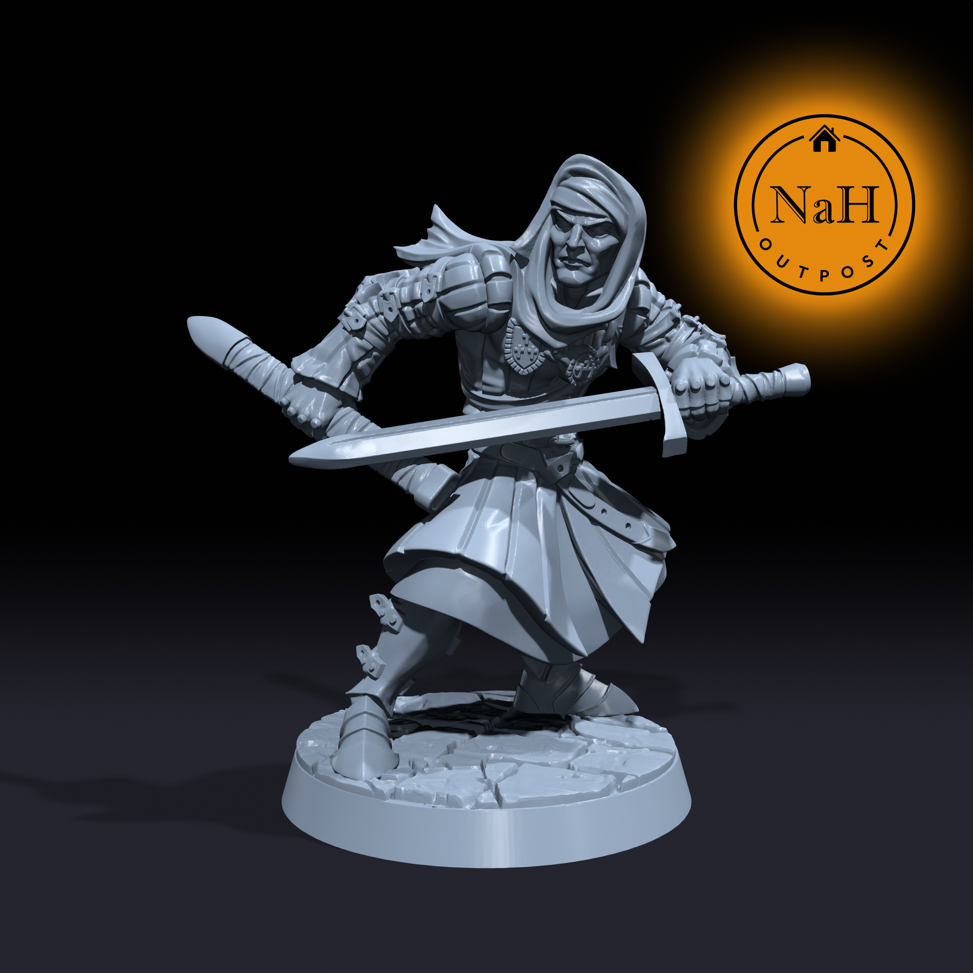 Marco Shadowstep | Count Giobaldo | Human Fighter miniature for Tabletop games like D&D and War Gaming| Dungeons and Dragons Mini