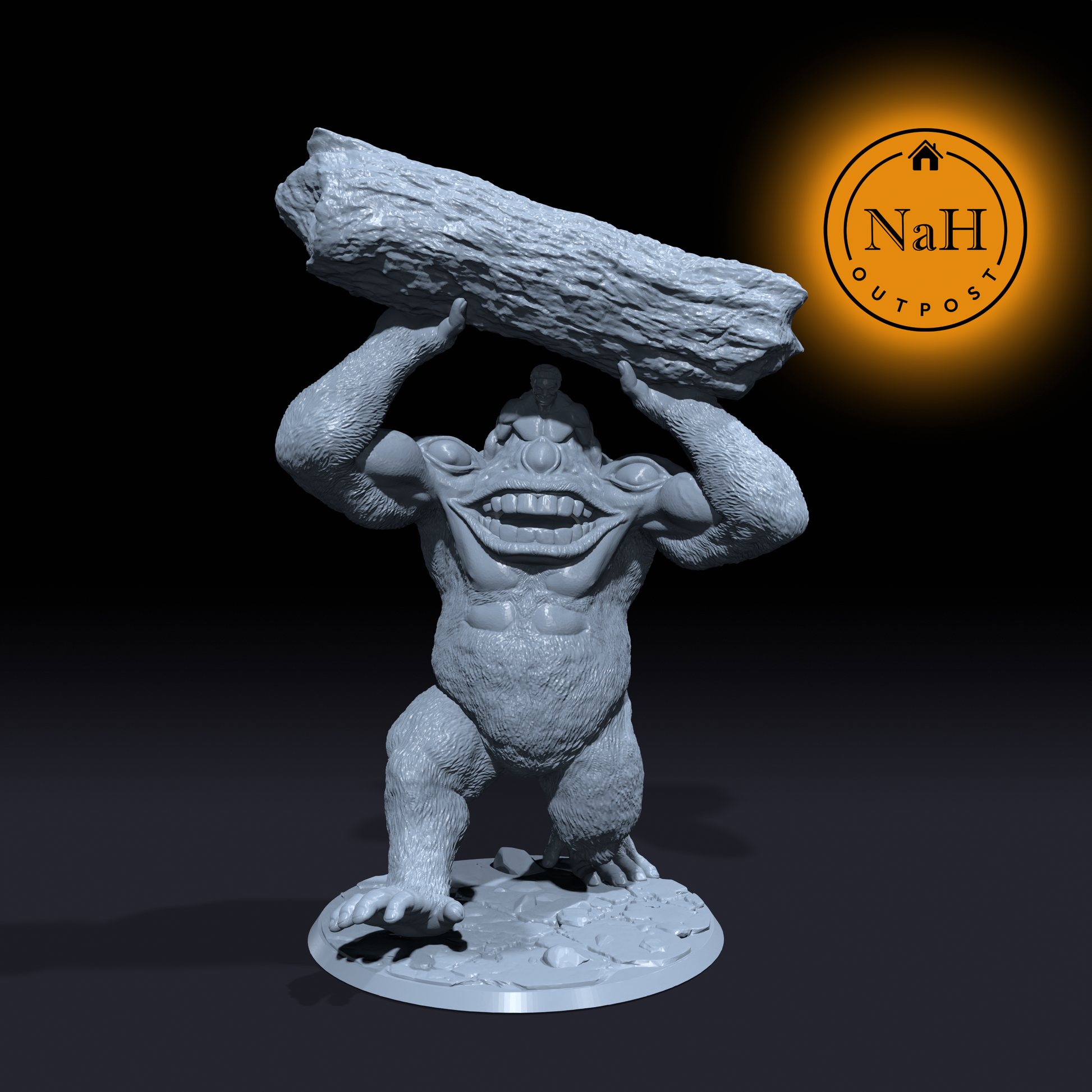 Wyrd Demon, Herald of Madness | Ape Devil | Apostle Fiend miniature for Tabletop games like D&D and War Gaming| Dungeons and Dragons Mini | RN estudio