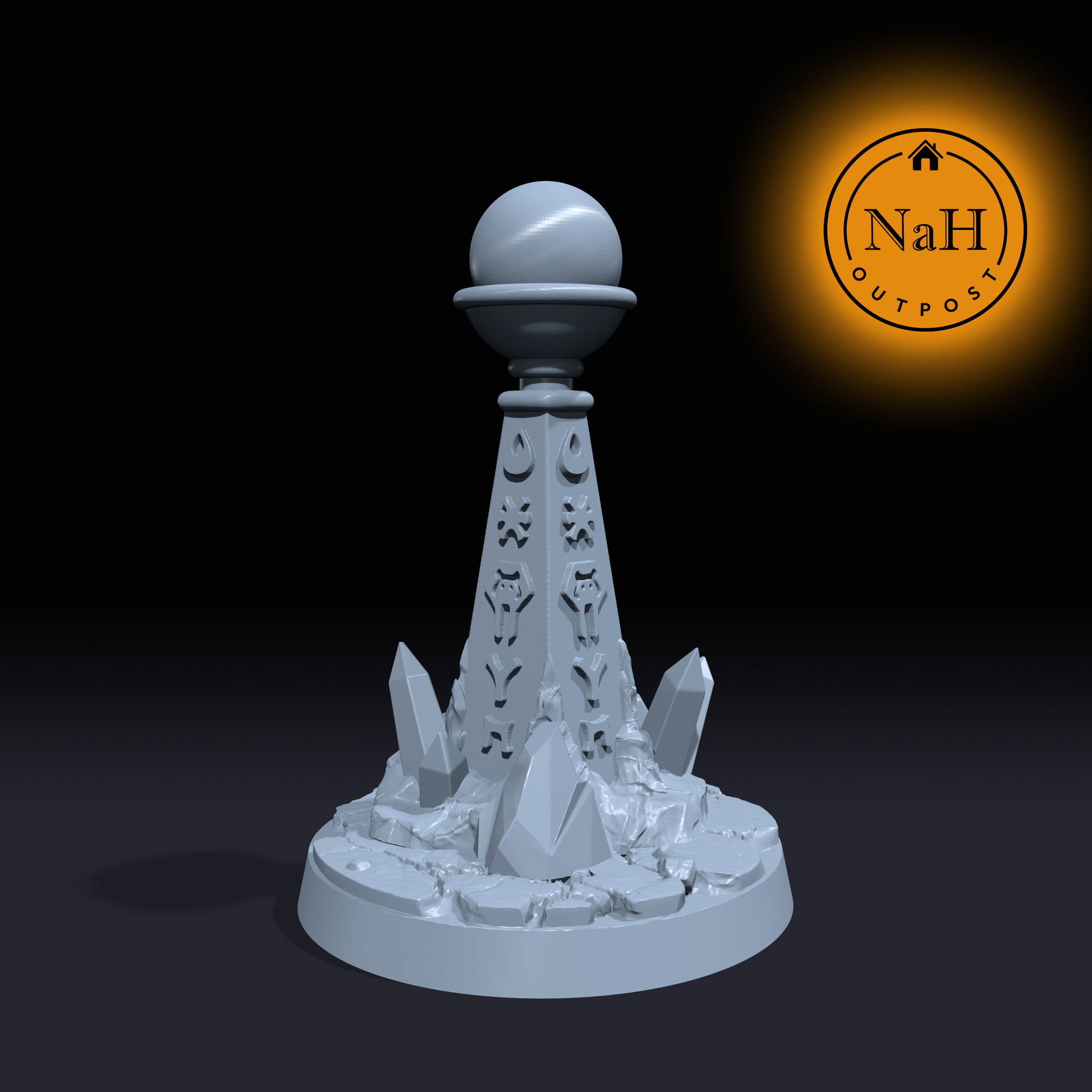 Star Seed, the Oracle Stone | Obelisk | Secret Alterminiature for Tabletop games like D&D and War Gaming| Dungeons and Dragons Mini | RN estudio