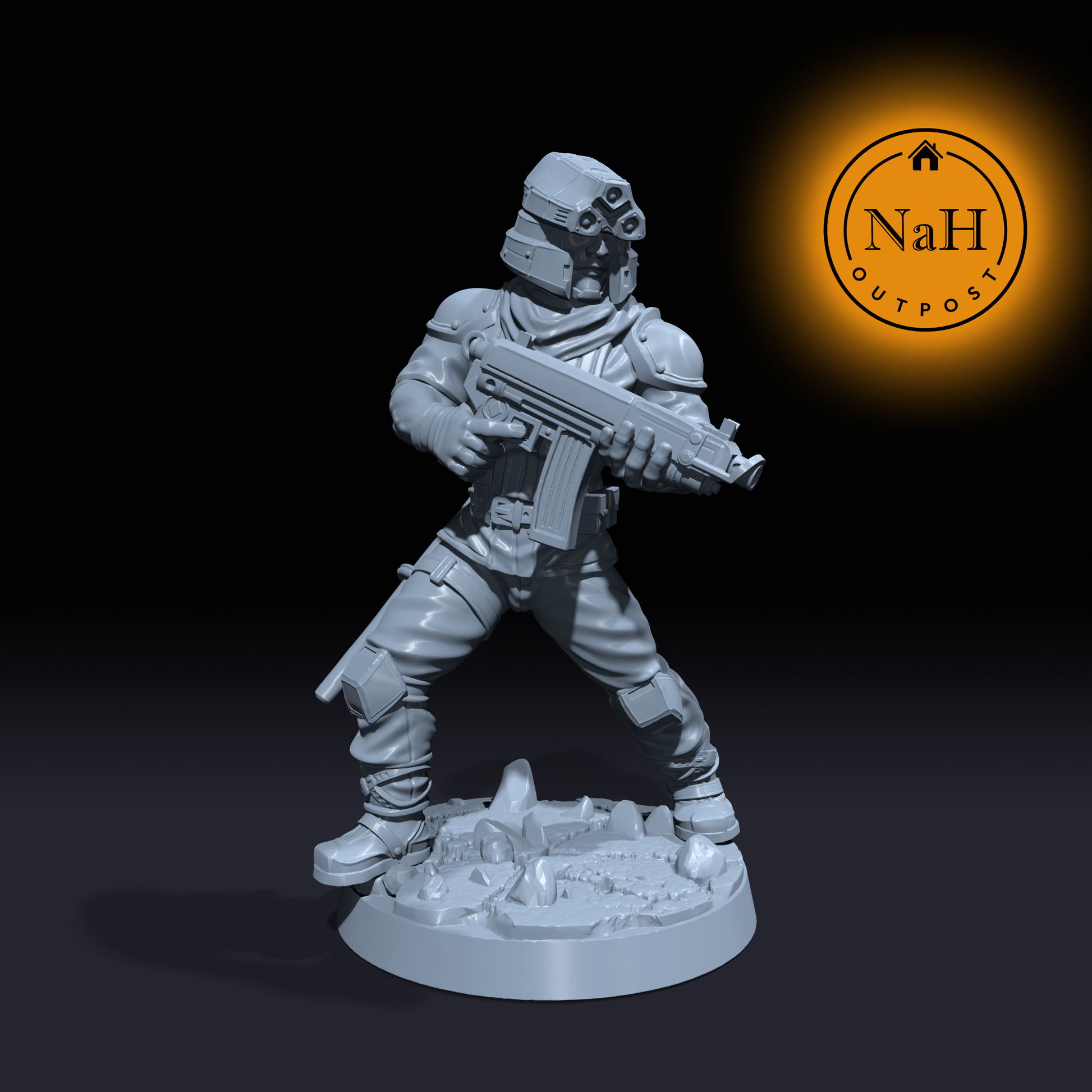 Darius Steele | Soldier of the Order | Guard Miniature for Tabletop games like D&D and War Gaming| Dungeons and Dragons Mini | RN estudio