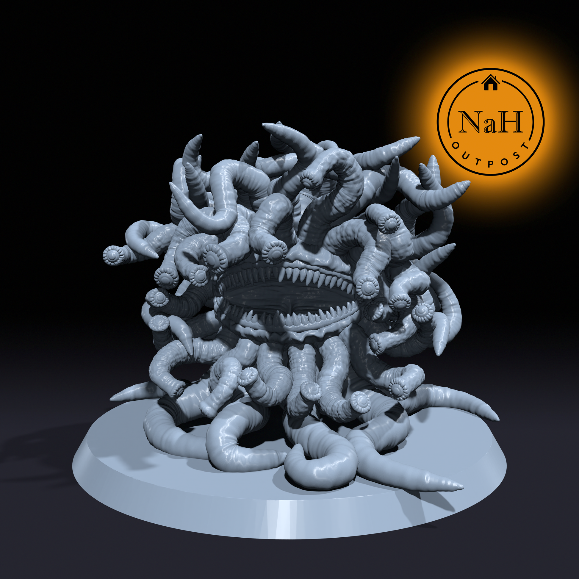 Tendrilith, the Rooted Terror | Malbush | Tentacled Plant miniature for Tabletop games like D&D and War Gaming| Dungeons and Dragons Mini | RN estudio