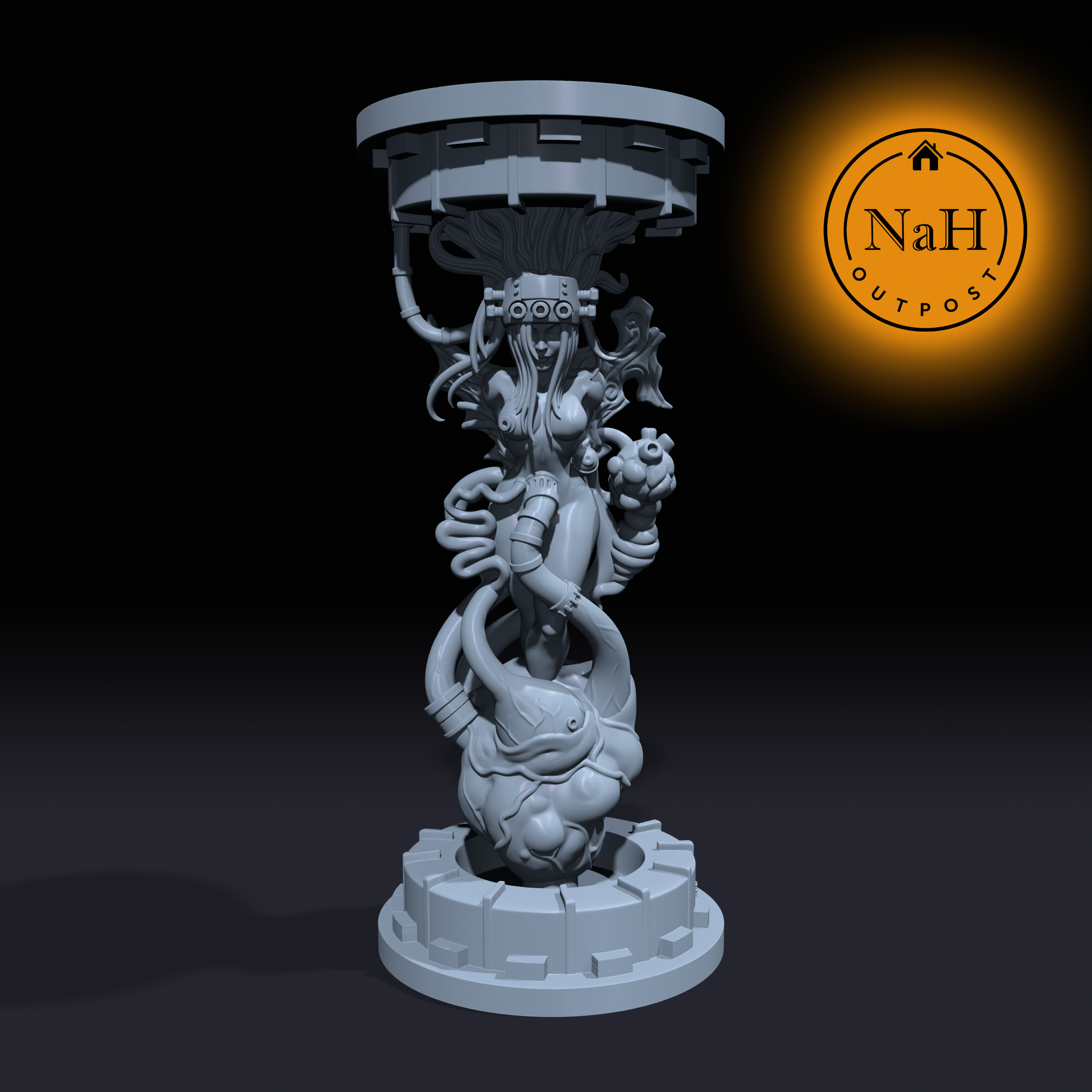 Synthara, the Failed Experiment | Jenovah | Pinup miniature for Tabletop games like D&D and War Gaming| Dungeons and Dragons Mini | RN estudio