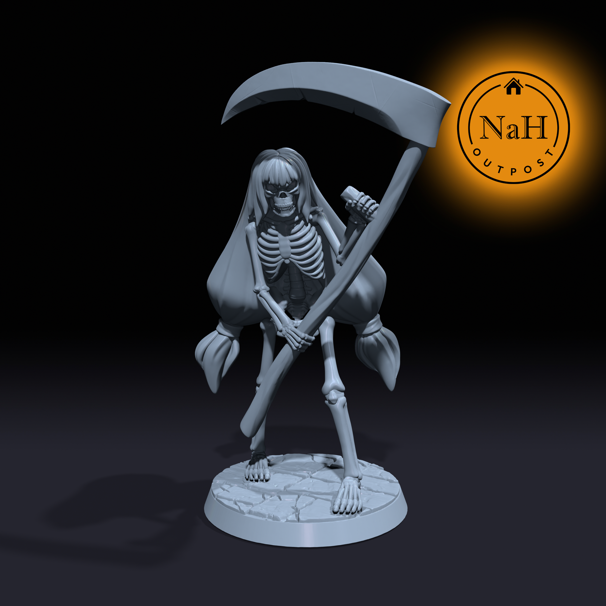 Vespera Shadeveil | Undead Skeleton miniature for Tabletop games like D&D and War Gaming| Dungeons and Dragons Mini | RN estudio