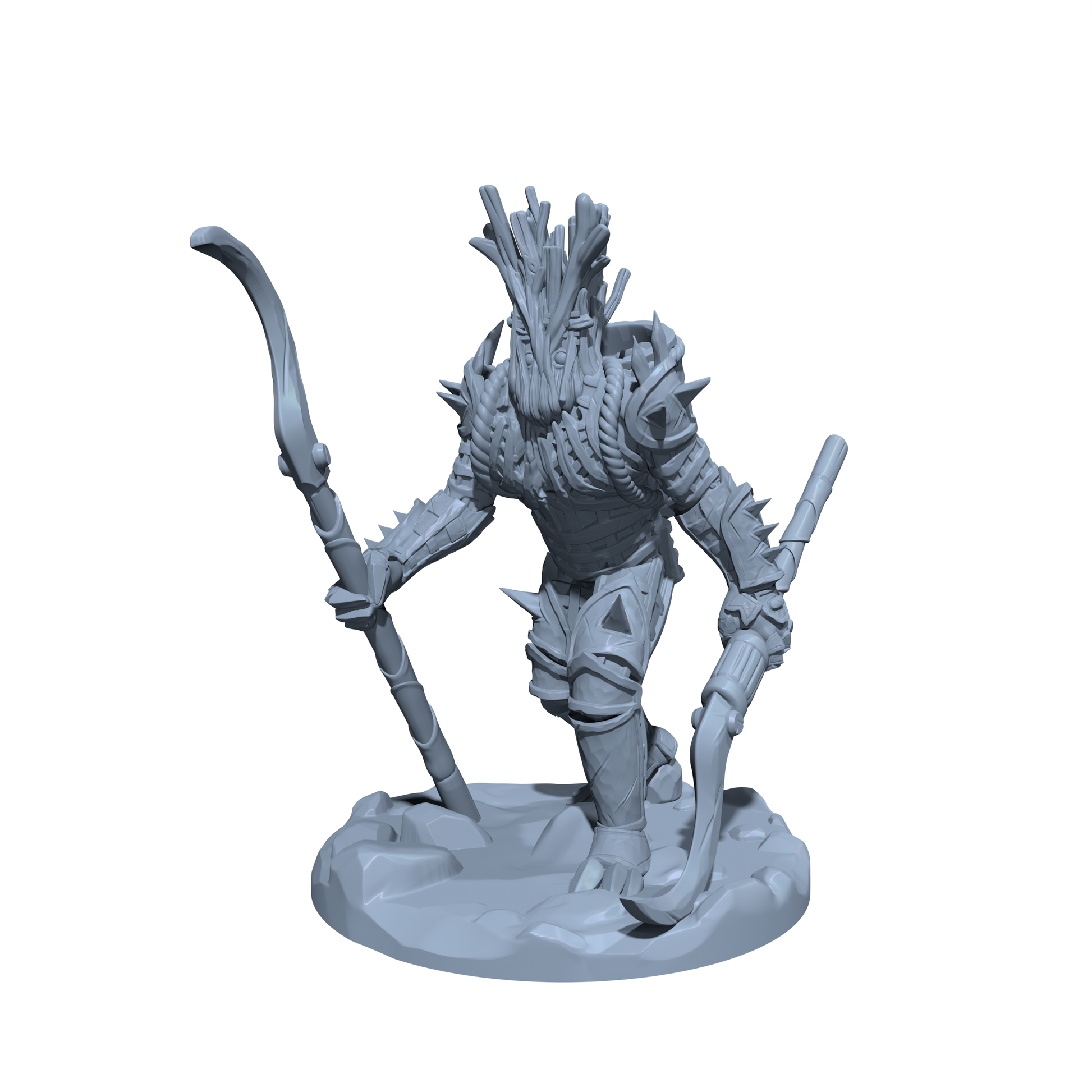 Splinterkin, the Wicker Reaper | Wicker Folk Monster Miniature for Tabletop games like D&D and War Gaming | Dungeons and Dragons Mini