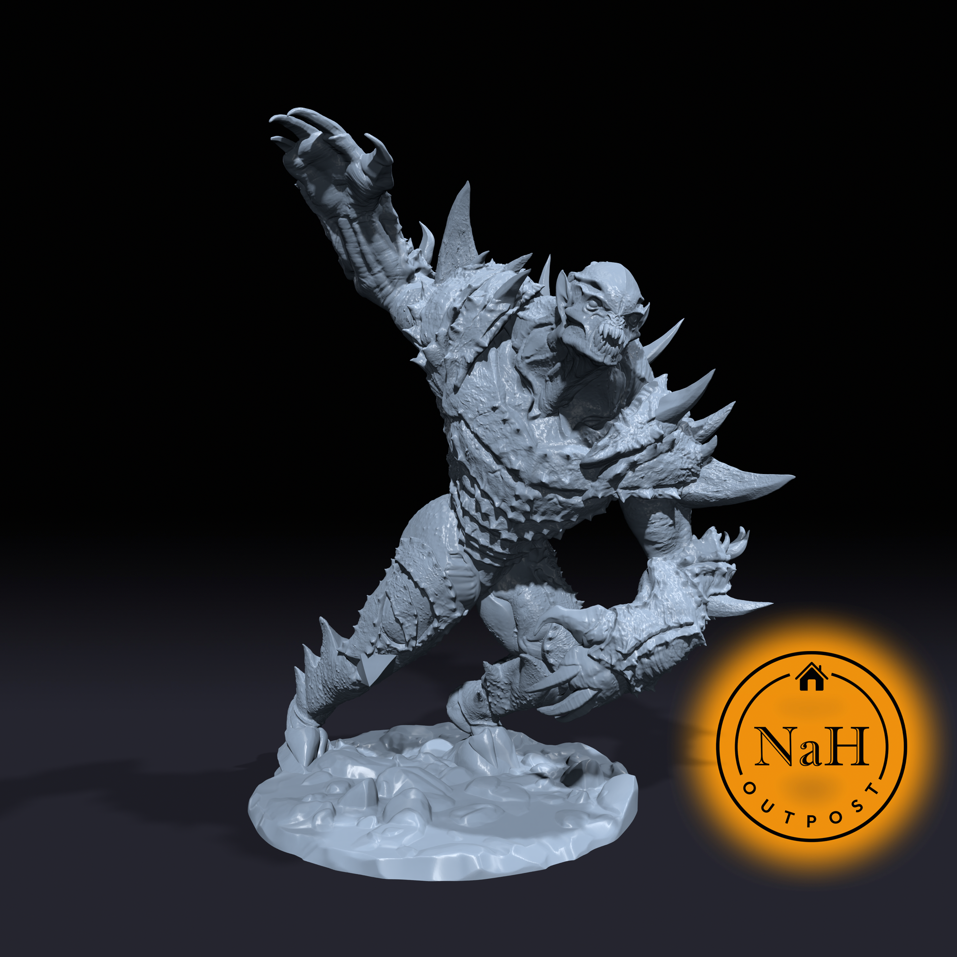 Malzur the Battlebringer | Challenge Fiend | Charger | Pit Fiend | Devil Lord Miniature for Tabletop games like D&D 5e and TTRPG War Gaming