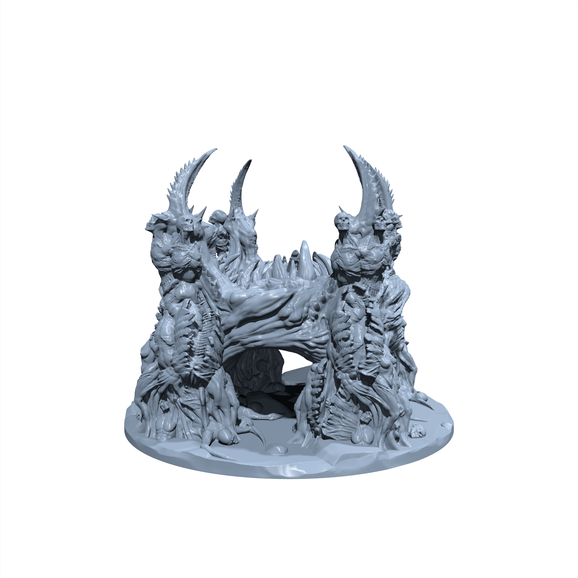 Mortis Regem, the Corpse-Tide Tyrant | Corpse King | Undead Golem | Fiend Soul Collector Miniature for Tabletop games like D&D 5e and TTRPG War Gaming