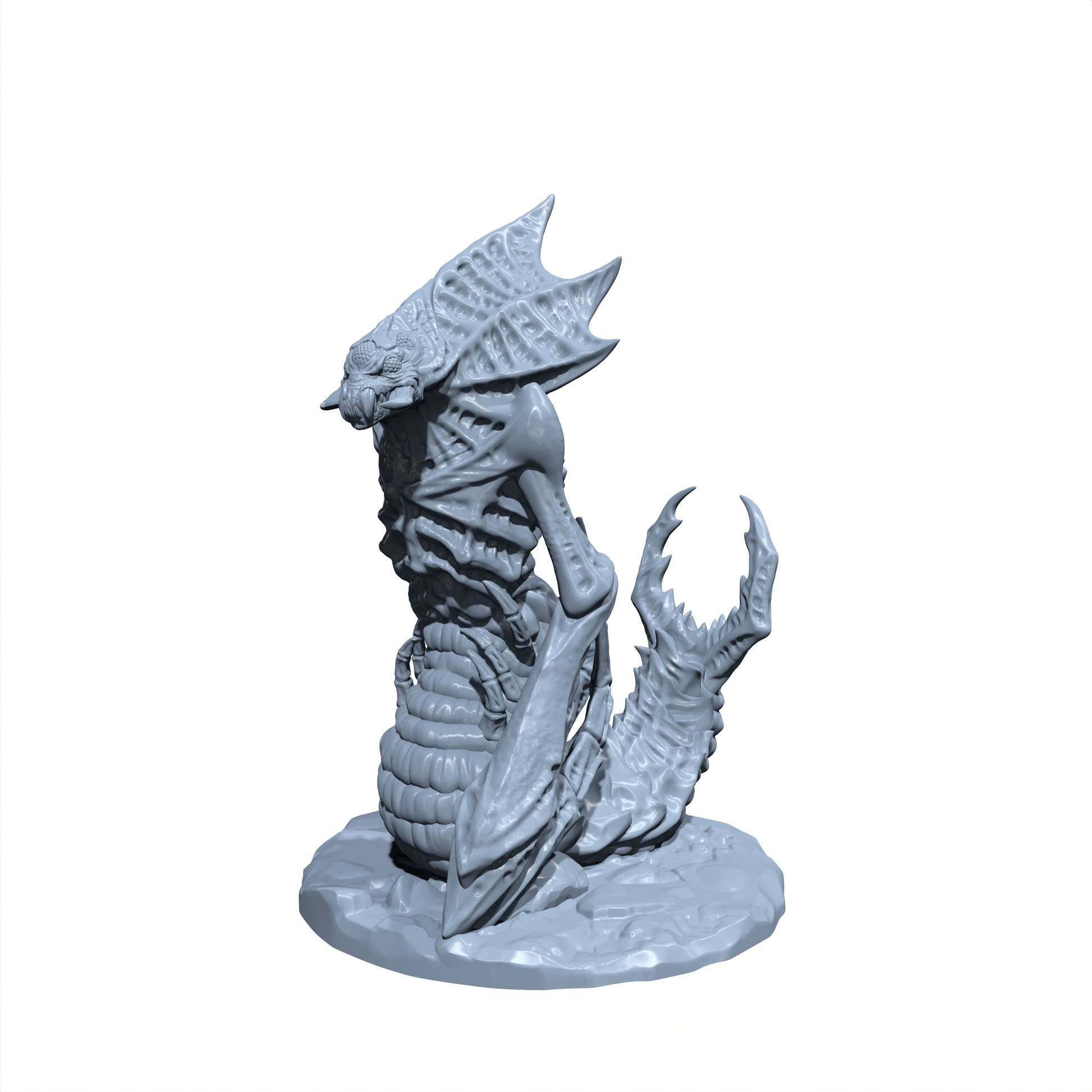 Spinegloom the Abyssal Stalker | Deepstalker Kaiju | Hydralisk miniature for Tabletop games like D&D and War Gaming