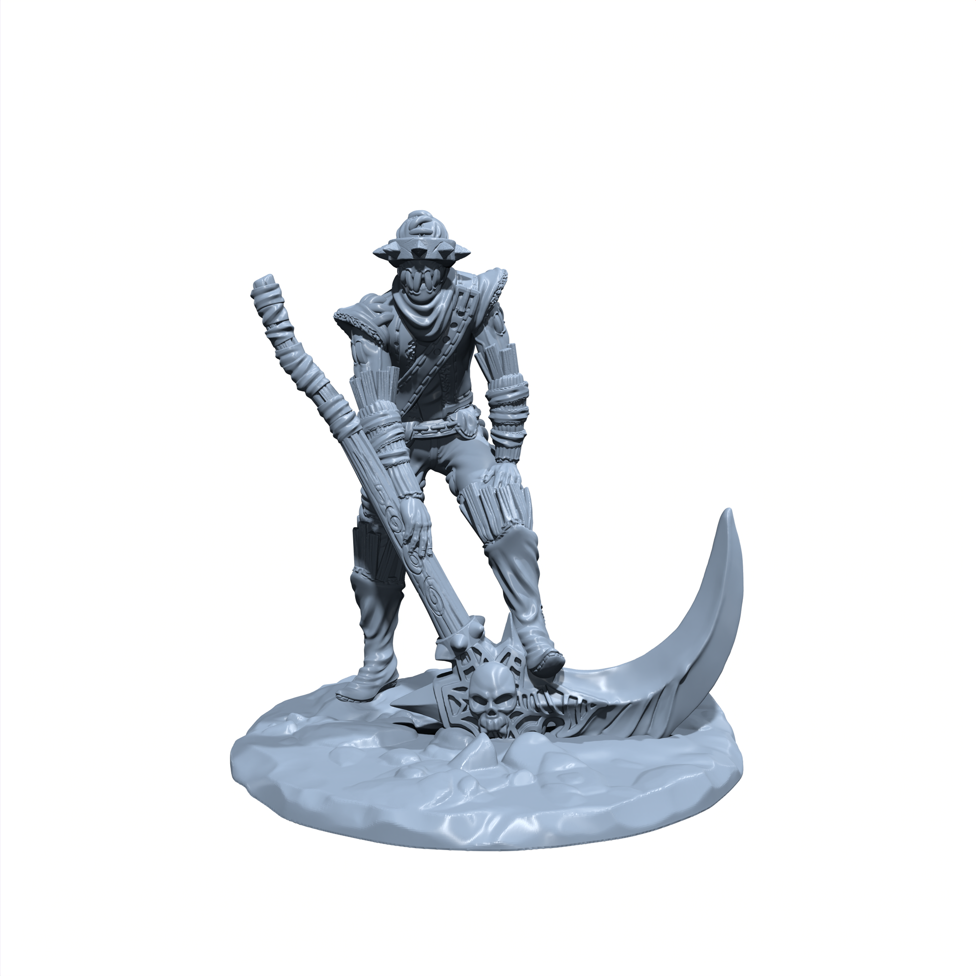 Stalkraven the Balewrath | Demonic Scarecrow | Undead Scarecrow Miniature for Tabletop games like D&D and War Gaming