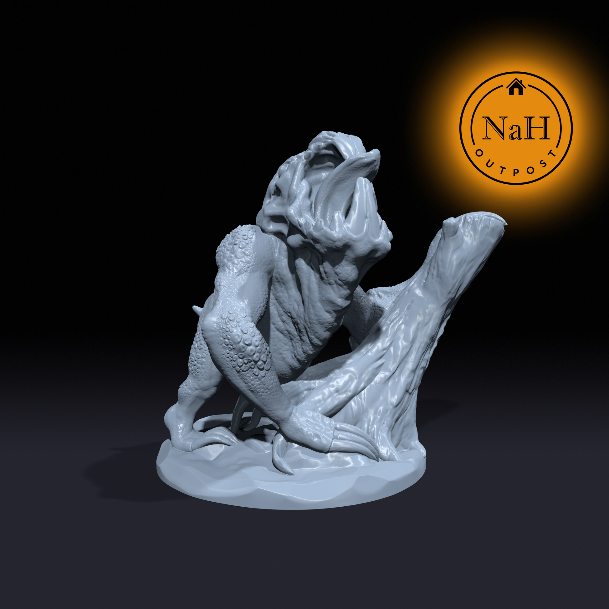Charmflame the Fiendlet | Devil Cherub | Fiend Crawler | Miniature for Tabletop games like D&D 5e and TTRPG War Gaming