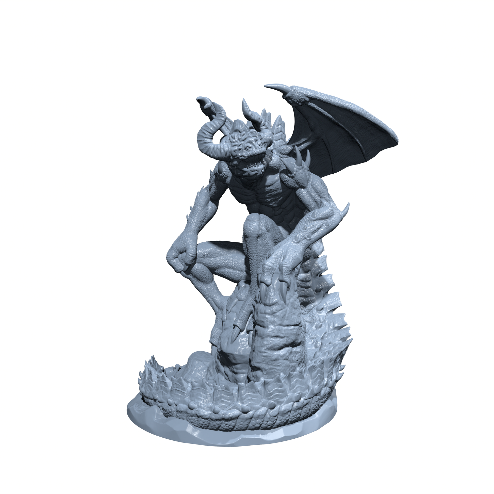 Valthorak the Tail Lasher | Archedevil Hutijin | Devil Lord | Miniature for Tabletop games like D&D and War Gaming