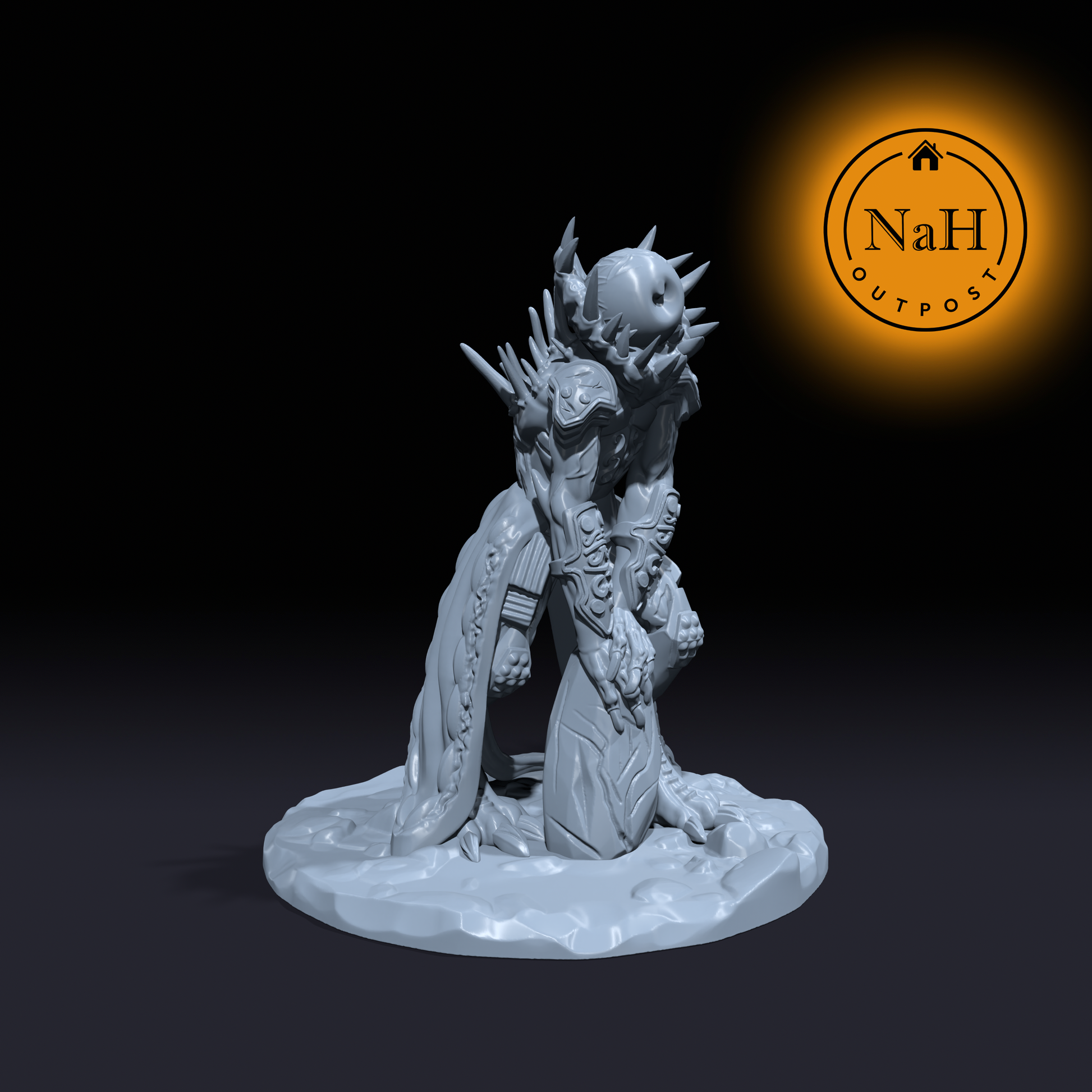 Vigilax, the Nothic Seer | Eye Imp aberration Miniature for Tabletop games like D&D and War Gaming