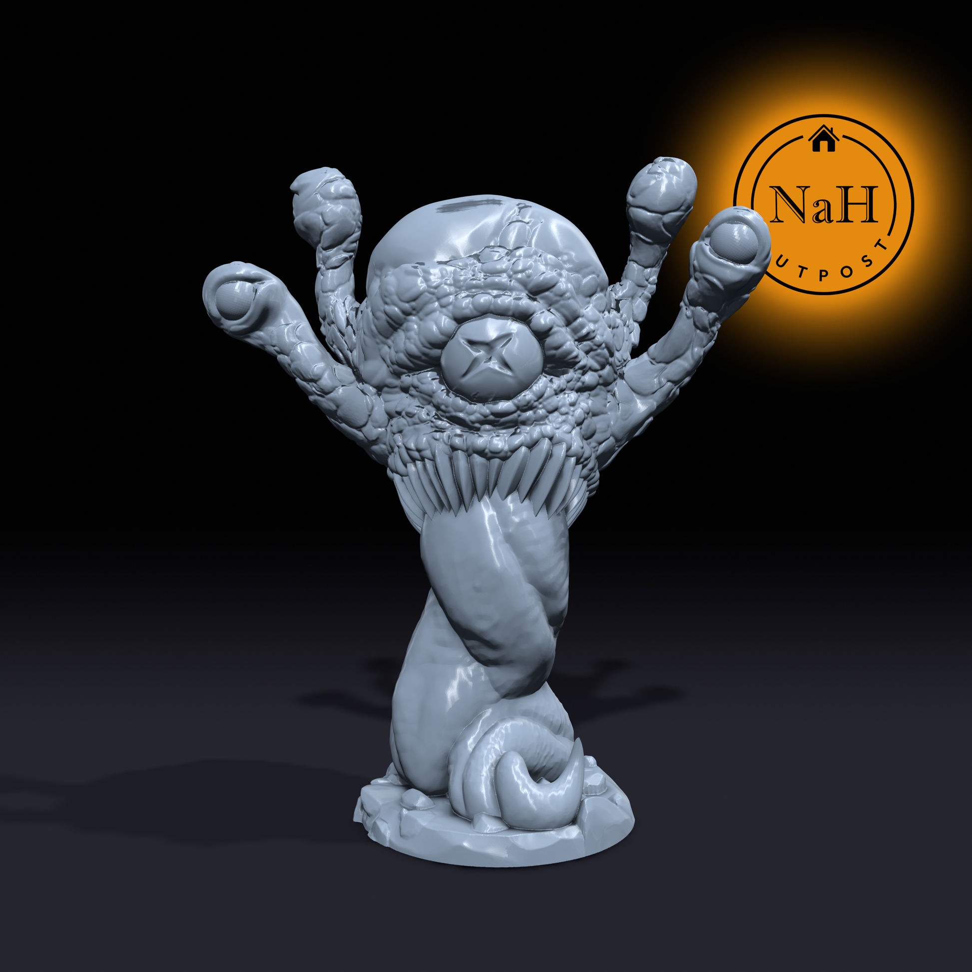 Morgaze, the Sight Stalker | Gazer | Gazing Abomination | Miniature for Tabletop games like D&D and War Gaming