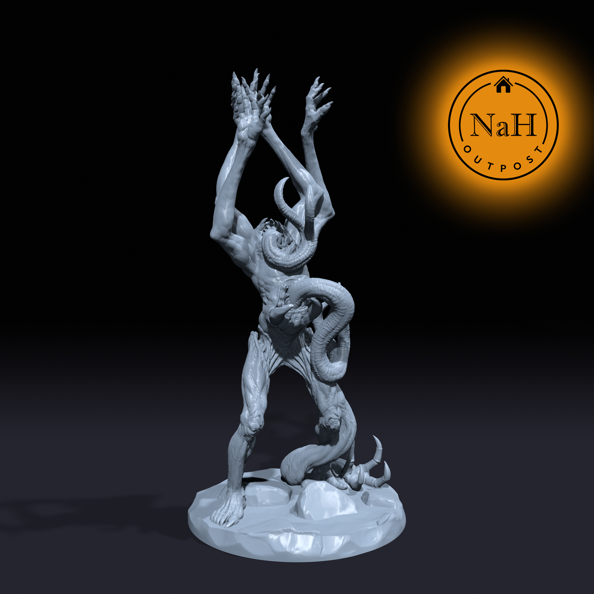 Feasters | Hunger devourers | Aberration Miniature for Tabletop games like D&D and War Gaming