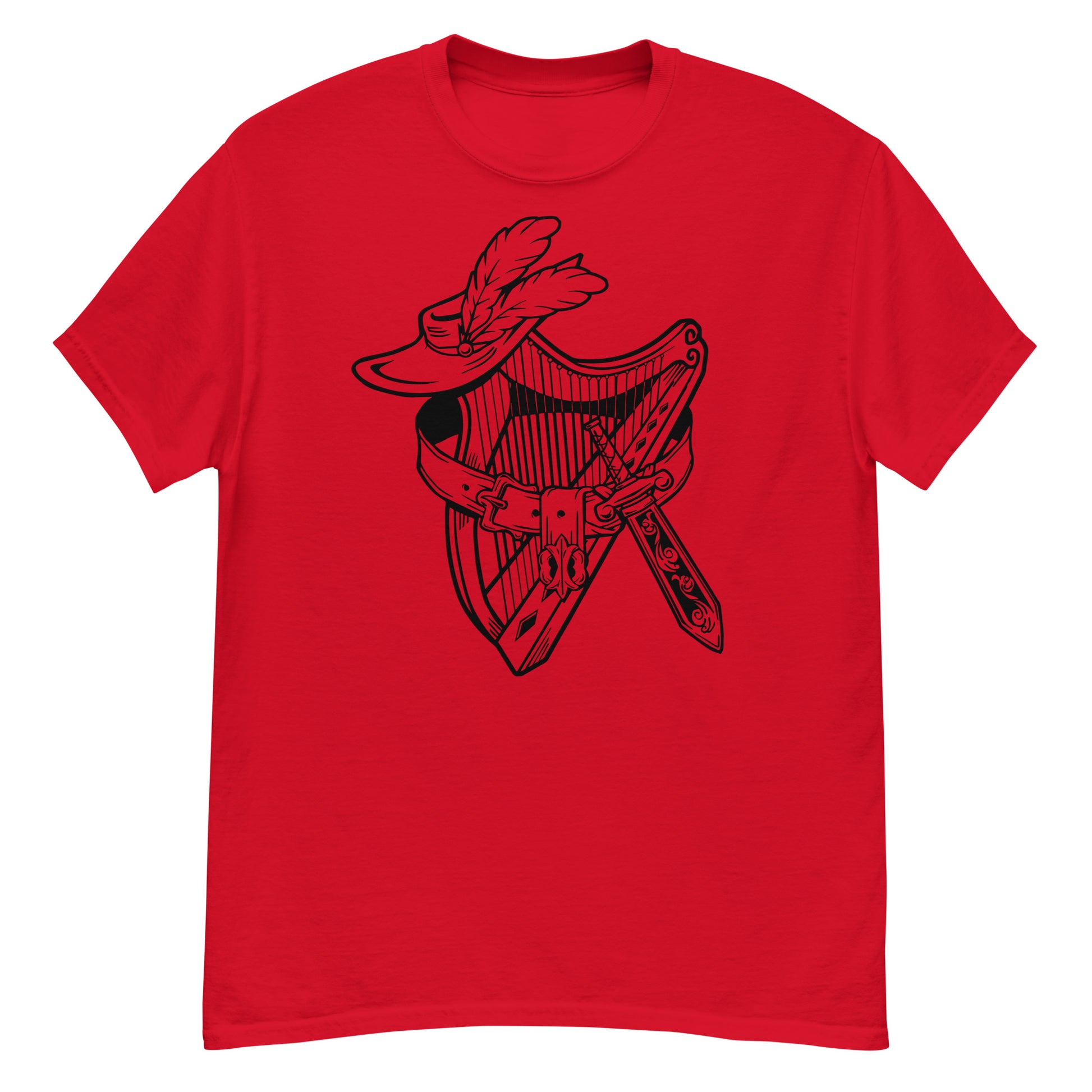 D&D Bard Class Men's classic tee | High Quality T-Shirt | Dungeons and Dragons T Shirt | Dungeon Master or Party Gift | Nerd Game Gift