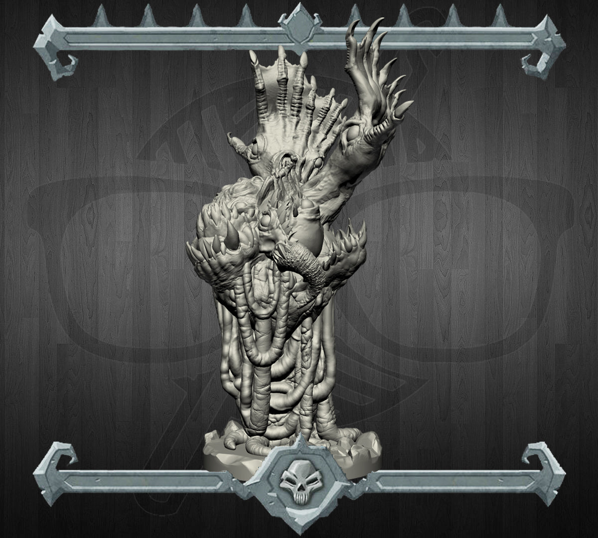Bilemaw, the Writhing Hunger | Gutfloaters Fiend Miniature for Tabletop games like D&D and War Gaming