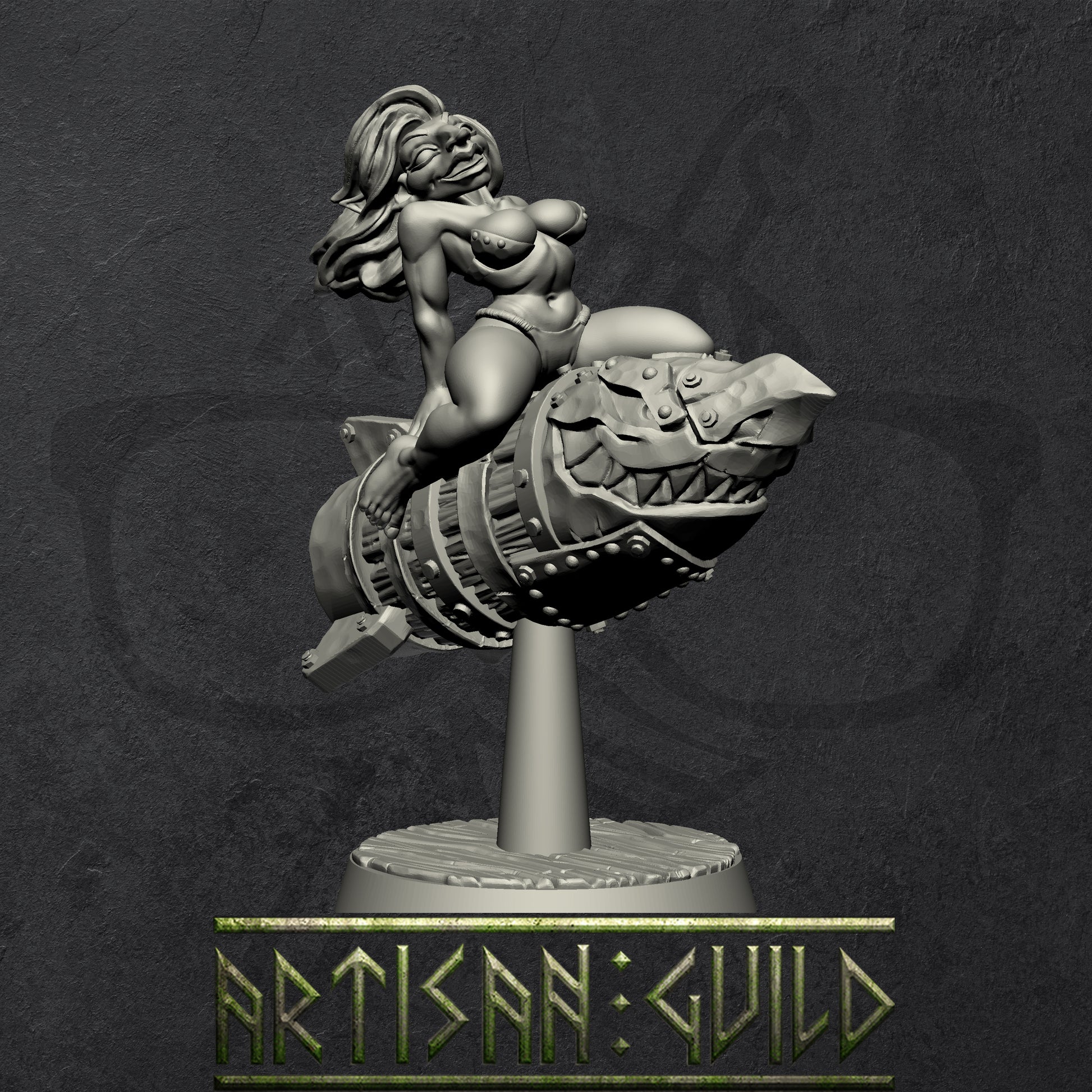 Lyzz Kaboom | Sexy Sparksoot Goblin miniature for Tabletop games like D&D and War Gaming
