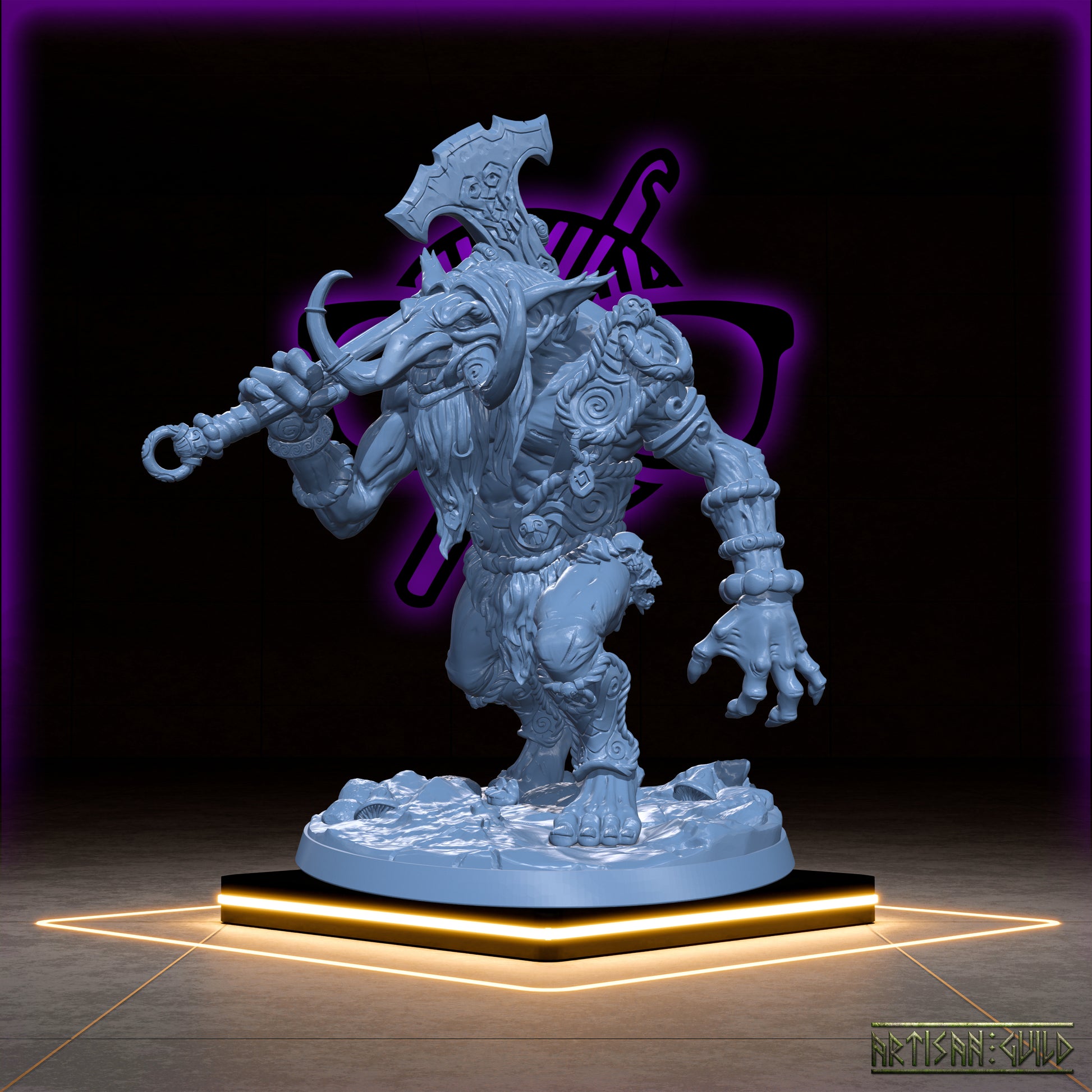Svartwood Troll Hunters | Troll Warriors | Miniature for Tabletop games like D&D or Warhammer