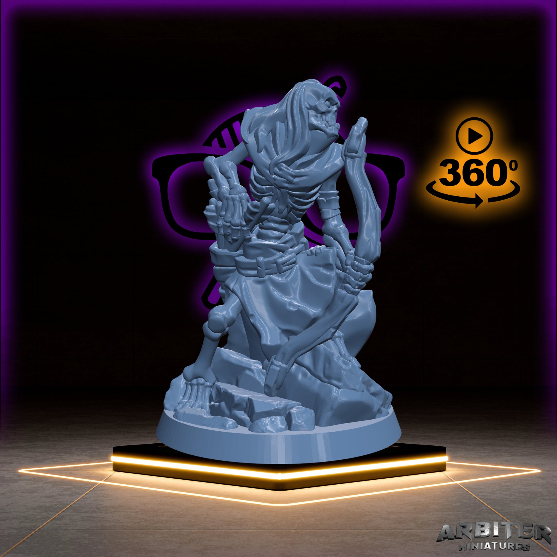Skeleton Archers | Arbiter Legion I | Undead miniature for Tabletop games like D&D or War Gaming | Dead Undead Army
