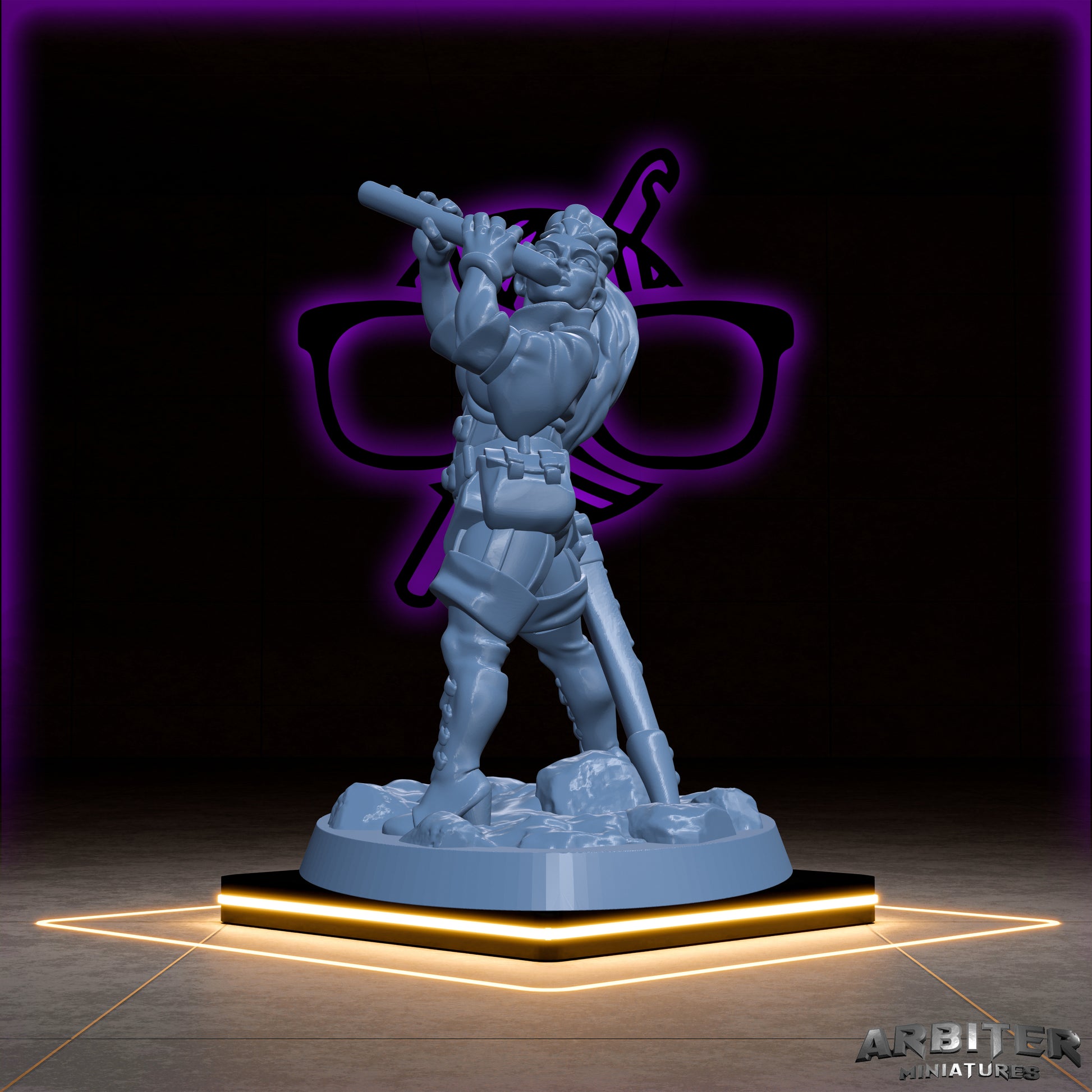 Bard | Male and Female Arbiter| College of Lore miniature for Tabletop games like D&D or War Gaming | Valor Swords Whispers Spirits Glamour