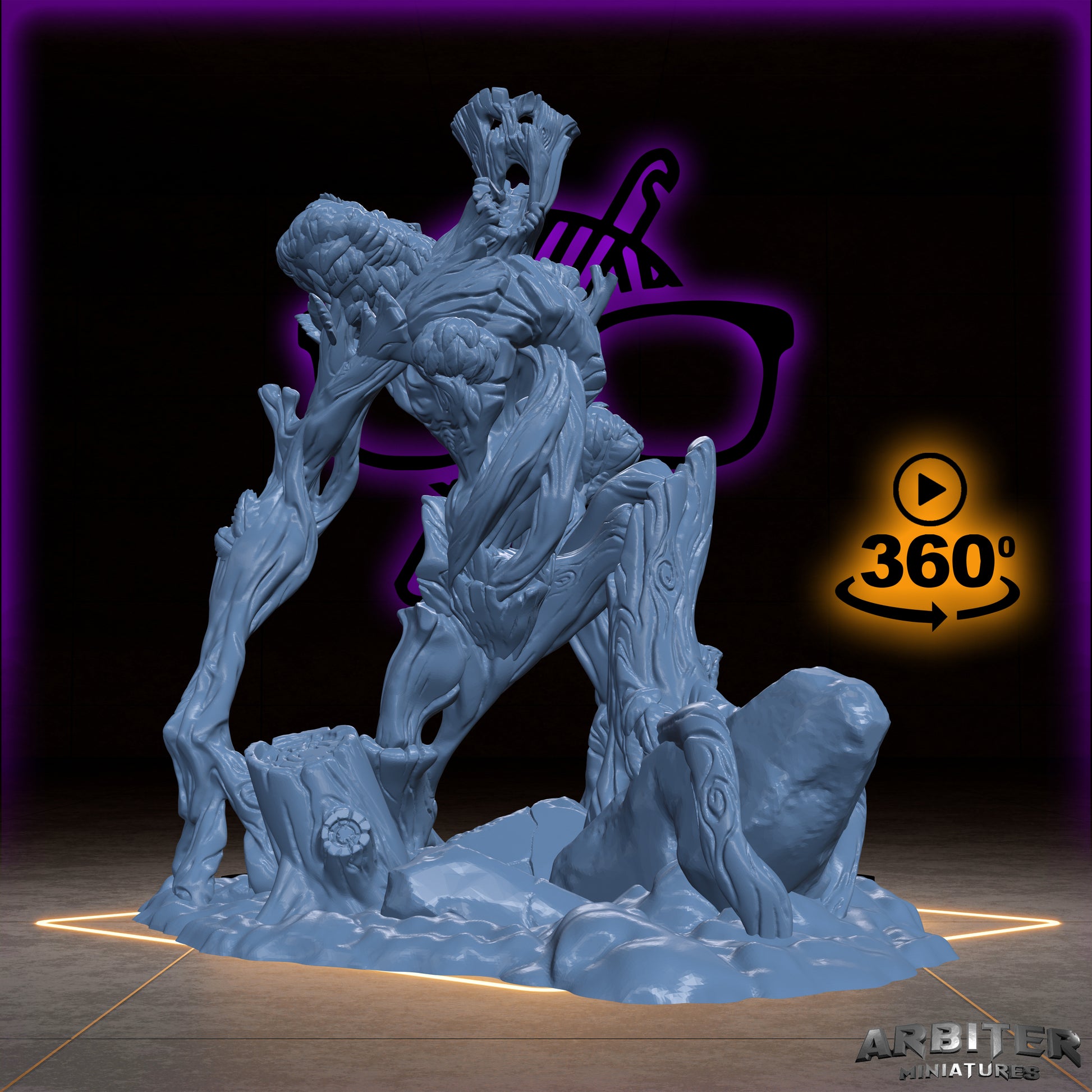 Treant | Shambling Mound | Twig Blight miniature for Tabletop games like D&D or War Gaming | KS-01 Ent