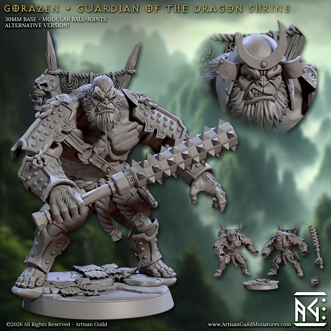 Legend of the Vanara Monks Complete Set | Vanara Wukong Shenlong miniature set for D&D, Pathfinder | TTRPG Mini