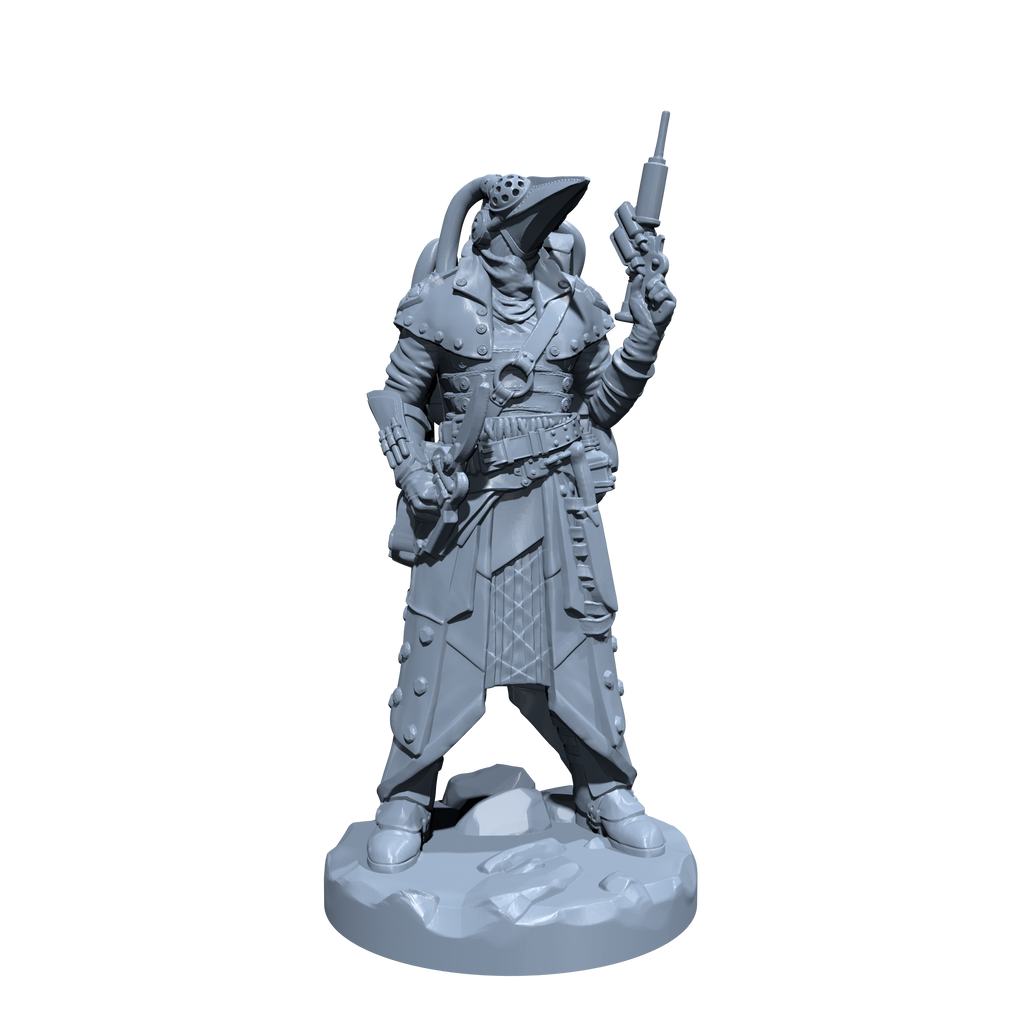 Arcane Alchemist | Human Artificer miniature for Tabletop games like D&D and War Gaming| Created by Rocket Pig Games