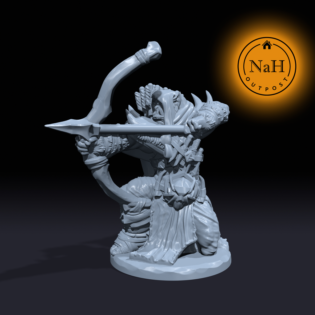Krag Grimeye | Orc Archers Miniature for Tabletop games like D&D and War Gaming