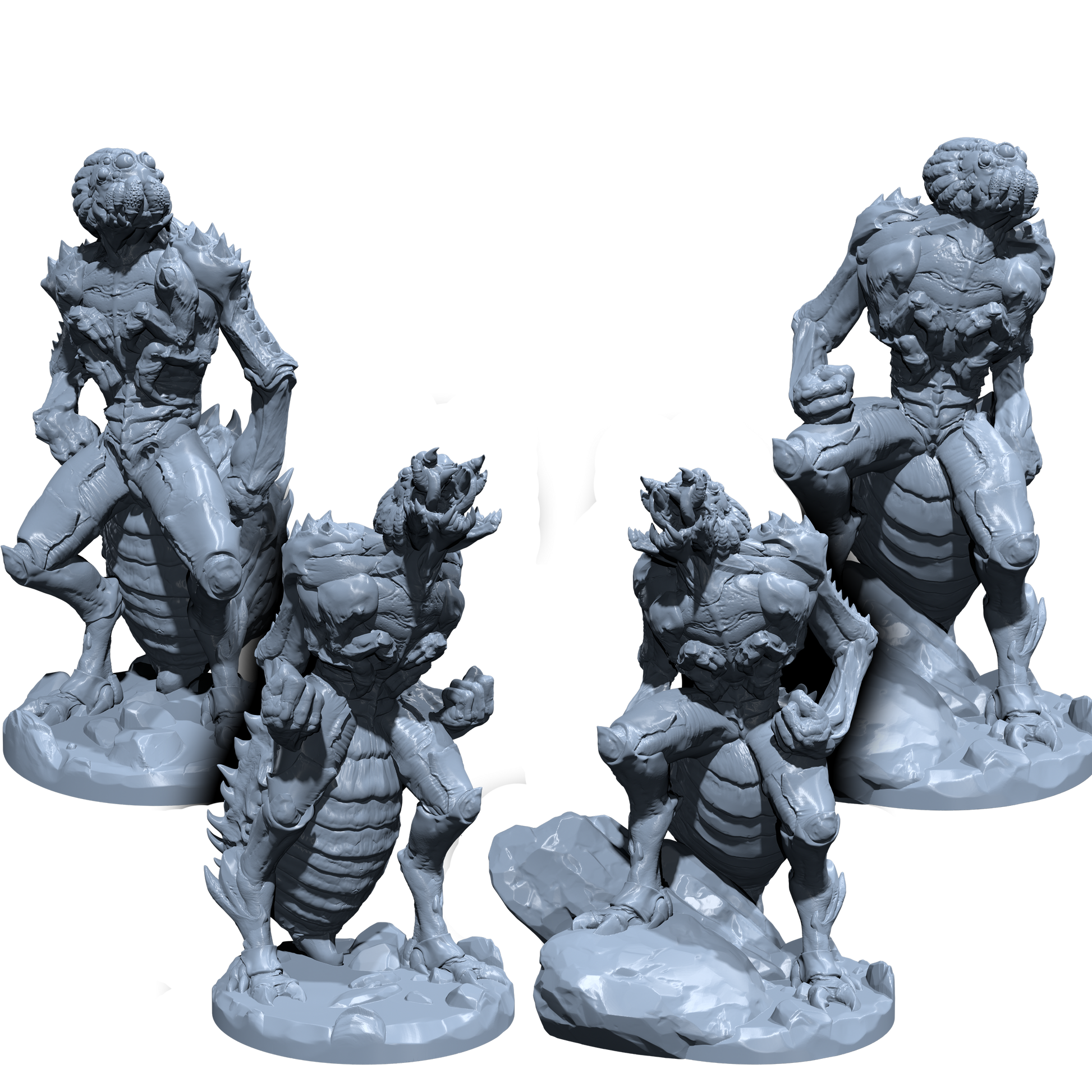 Arachnikin | Spider folk | Miniature for Tabletop games like D&D and War Gaming