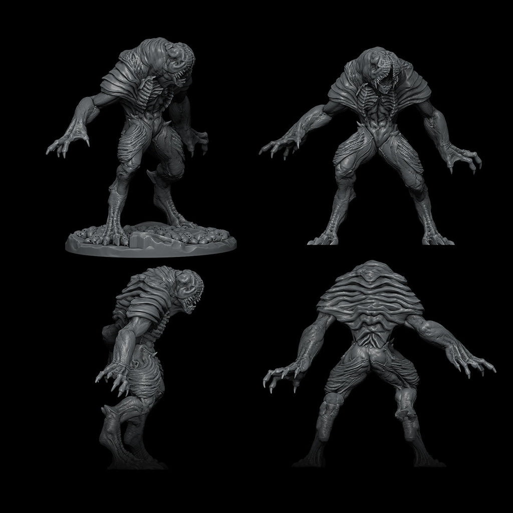 Fangmaw, the Giant Slough | Giant Slough | Aberration Miniature for Tabletop games like D&D and War Gaming| Dungeons and Dragons Mini
