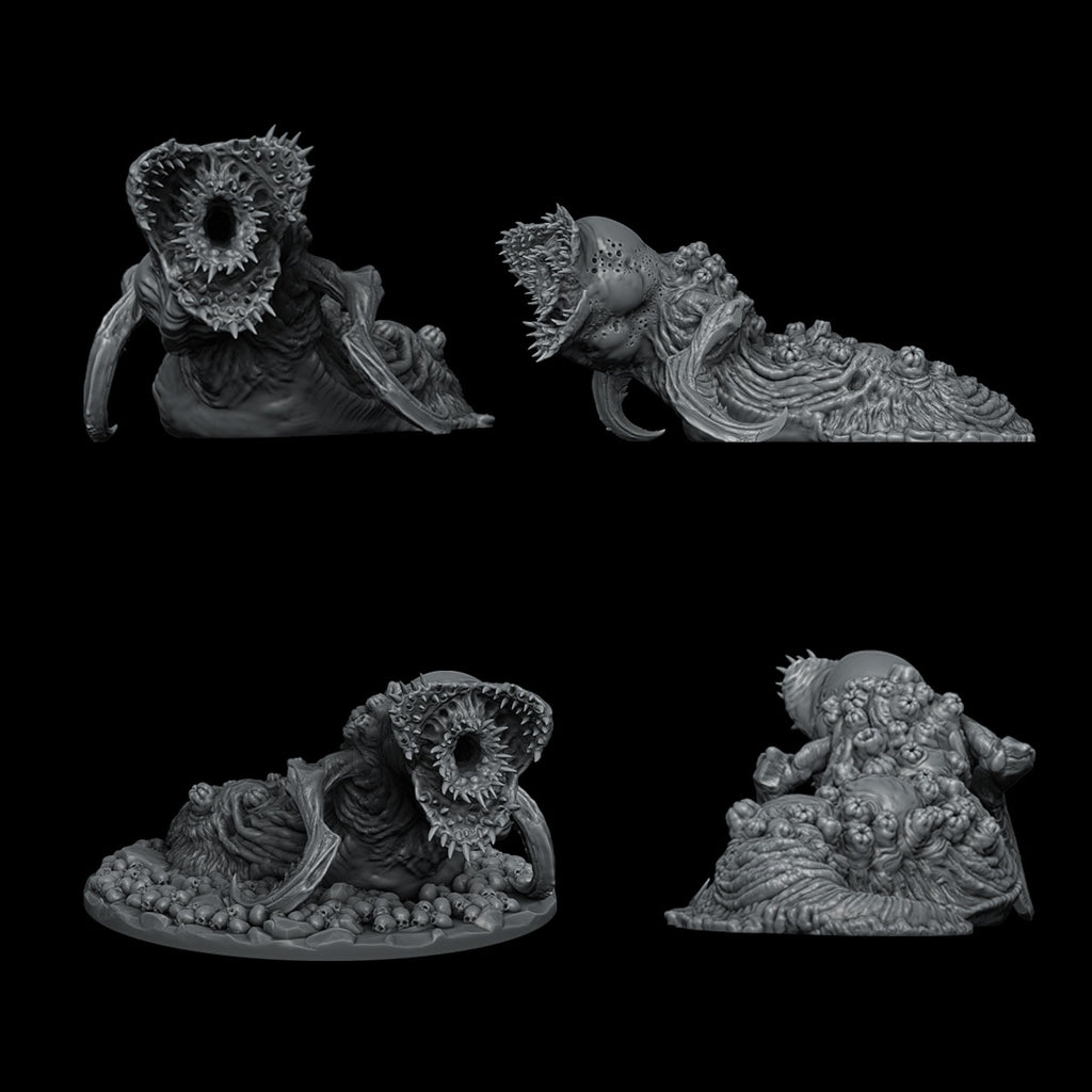 Sucker Beast | Leech Lord | Monstrosity Miniature for Tabletop games like D&D 5e and TTRPG  War Gaming