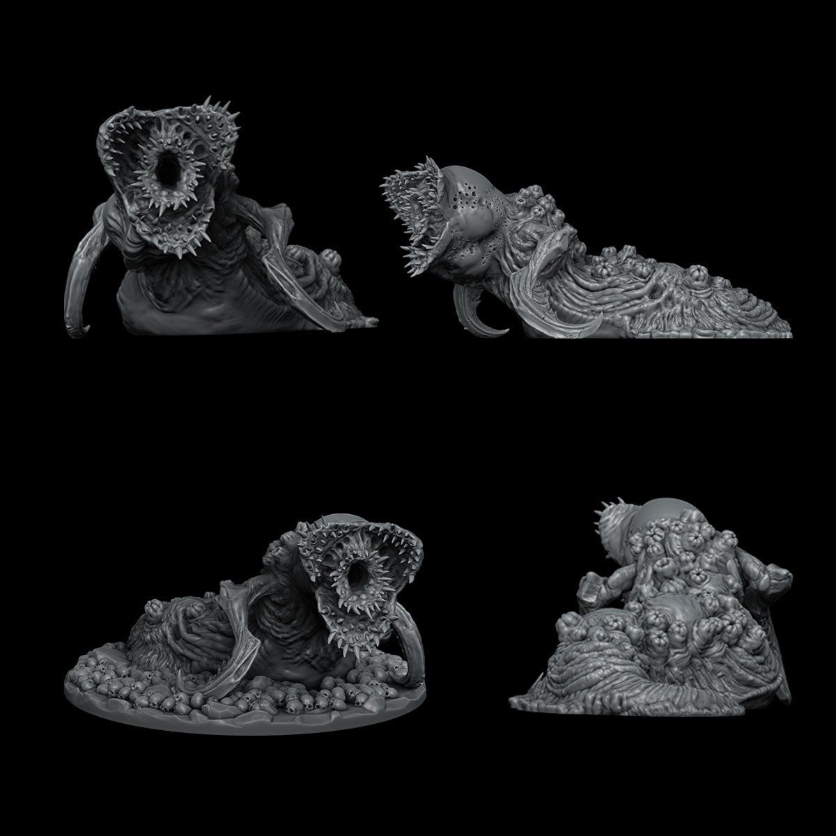 Sucker Beast | Leech Lord | Monstrosity Miniature for Tabletop games like D&D 5e and TTRPG  War Gaming