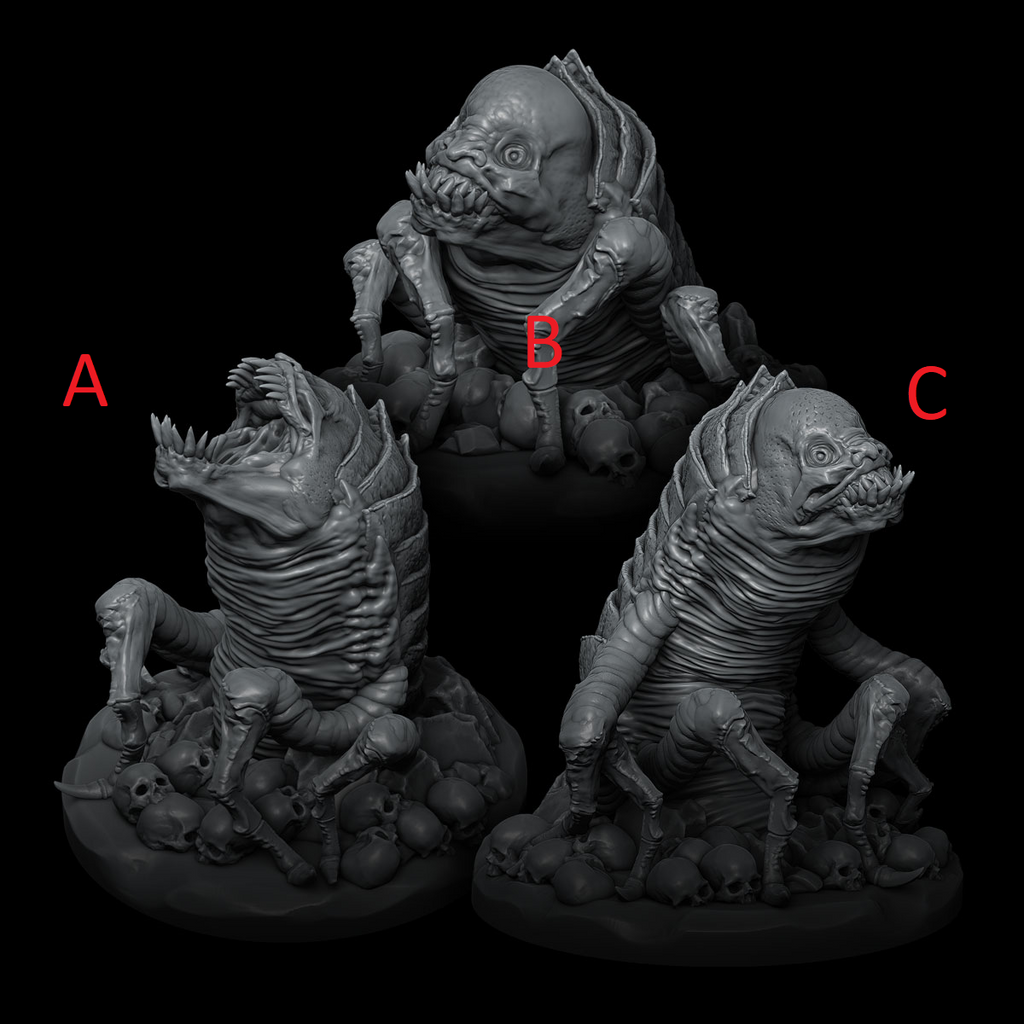 Gnawmaw, Hunger Unending | Manmite | Fiend Termite | Insect Monstrosity Miniature for Tabletop games like D&D 5e and TTRPG  War Gaming