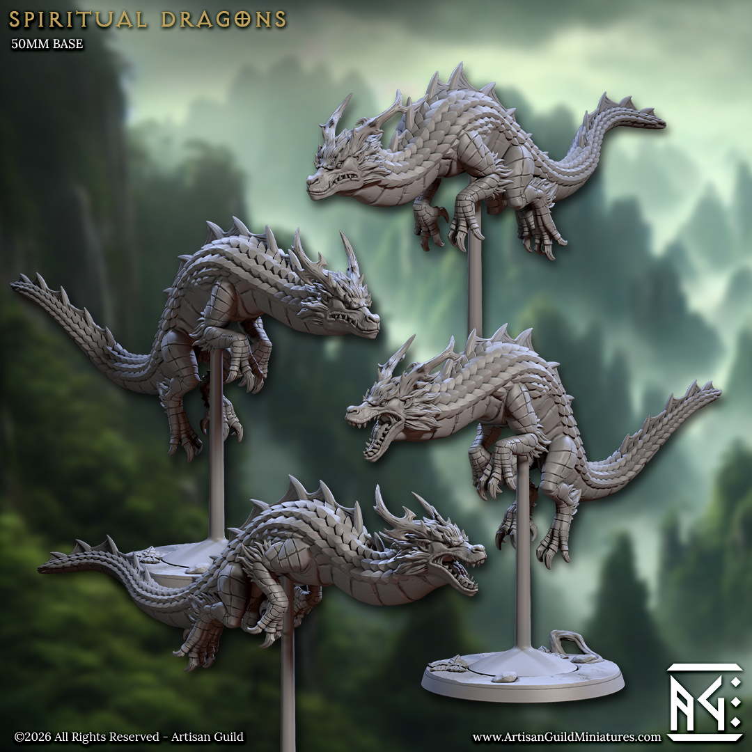 Legend of the Vanara Monks Complete Set | Vanara Wukong Shenlong miniature set for D&D, Pathfinder | TTRPG Mini