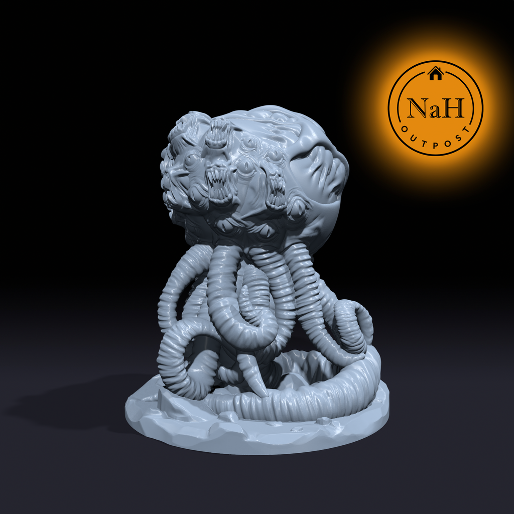 Voidgazer, the Greater Tentacled Abomination Miniature for Tabletop games like D&D and War Gaming
