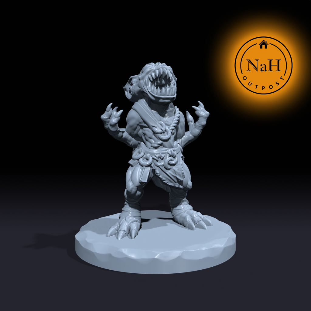 Spike and Scrambles, Tuskland Gremlins Miniature for Tabletop games like D&D and War Gaming