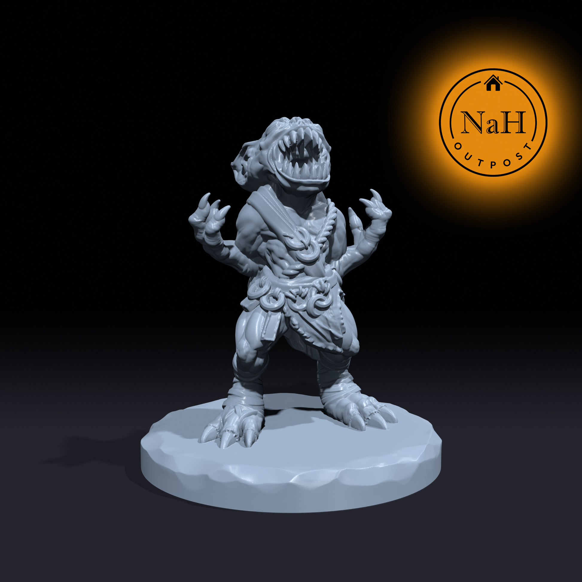 Spike and Scrambles, Tuskland Gremlins Miniature for Tabletop games like D&D and War Gaming