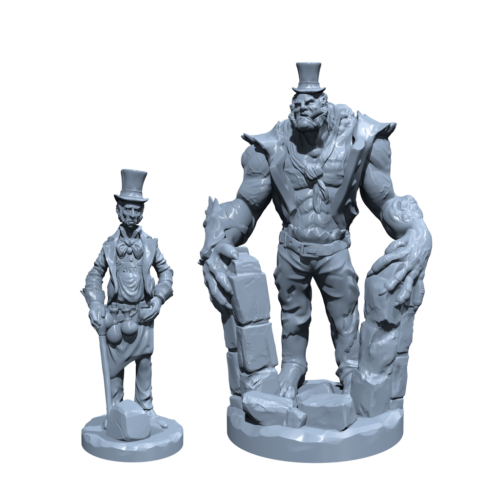 Dr. Jekyll and Mr Hyde | Blood Hunter Miniature for Tabletop games like D&D and War Gaming