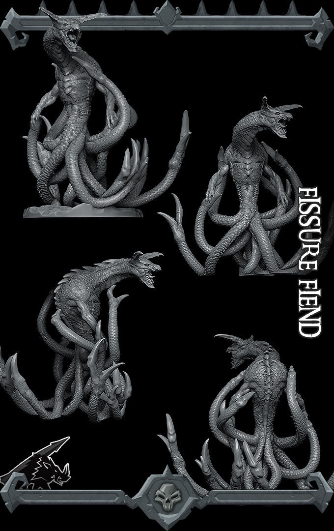 Drakenroot, the Abyssal Wanderer | Fissure Fiend | Fey Drake | Miniature for Tabletop games like D&D 5e and TTRPG  War Gaming
