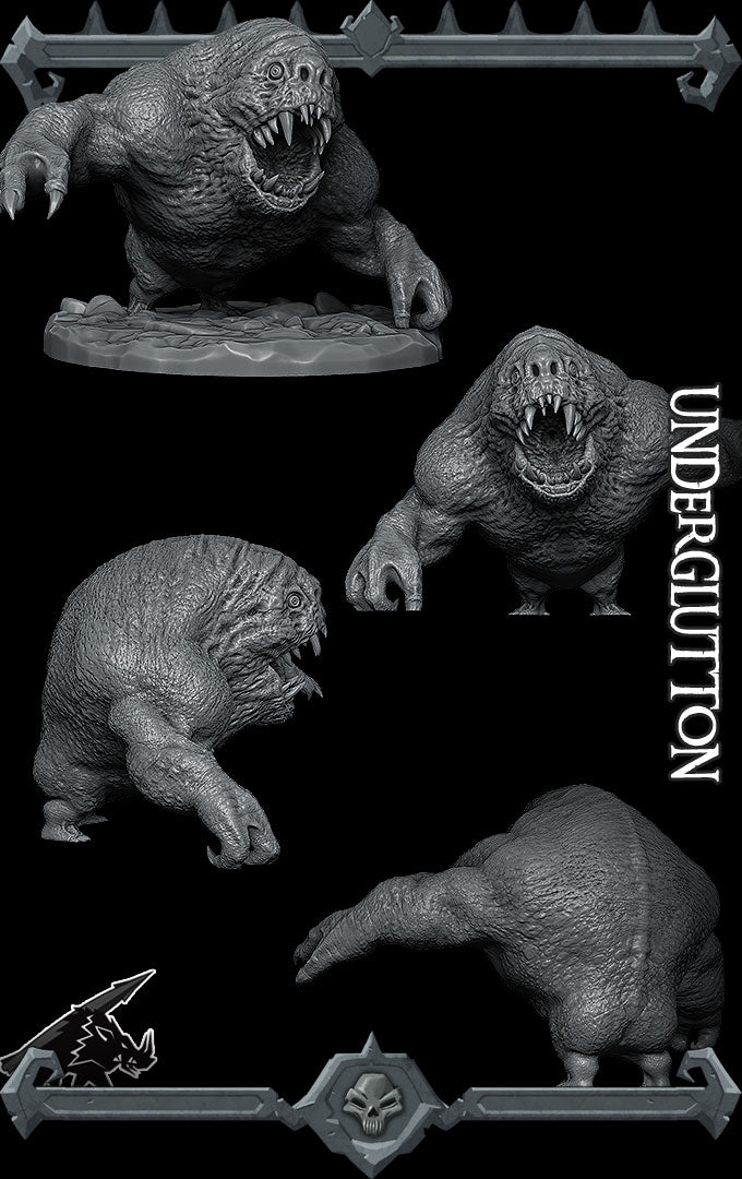 Gulper, Eater of the Lost | Underglutton | Underdark Monstrosity Miniature for Tabletop games like D&D 5e and TTRPG  War Gaming