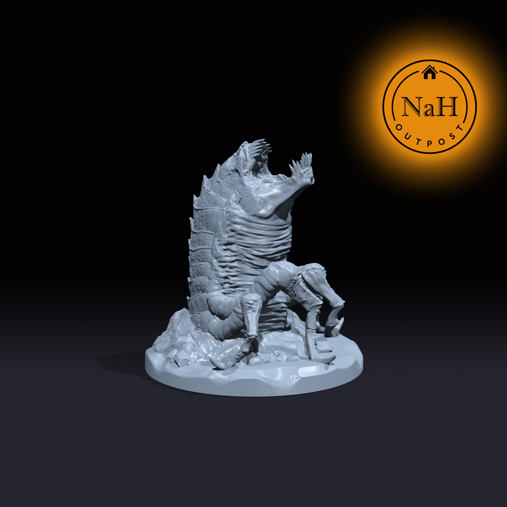 Gnawmaw, Hunger Unending | Manmite | Fiend Termite | Insect Monstrosity Miniature for Tabletop games like D&D 5e and TTRPG  War Gaming