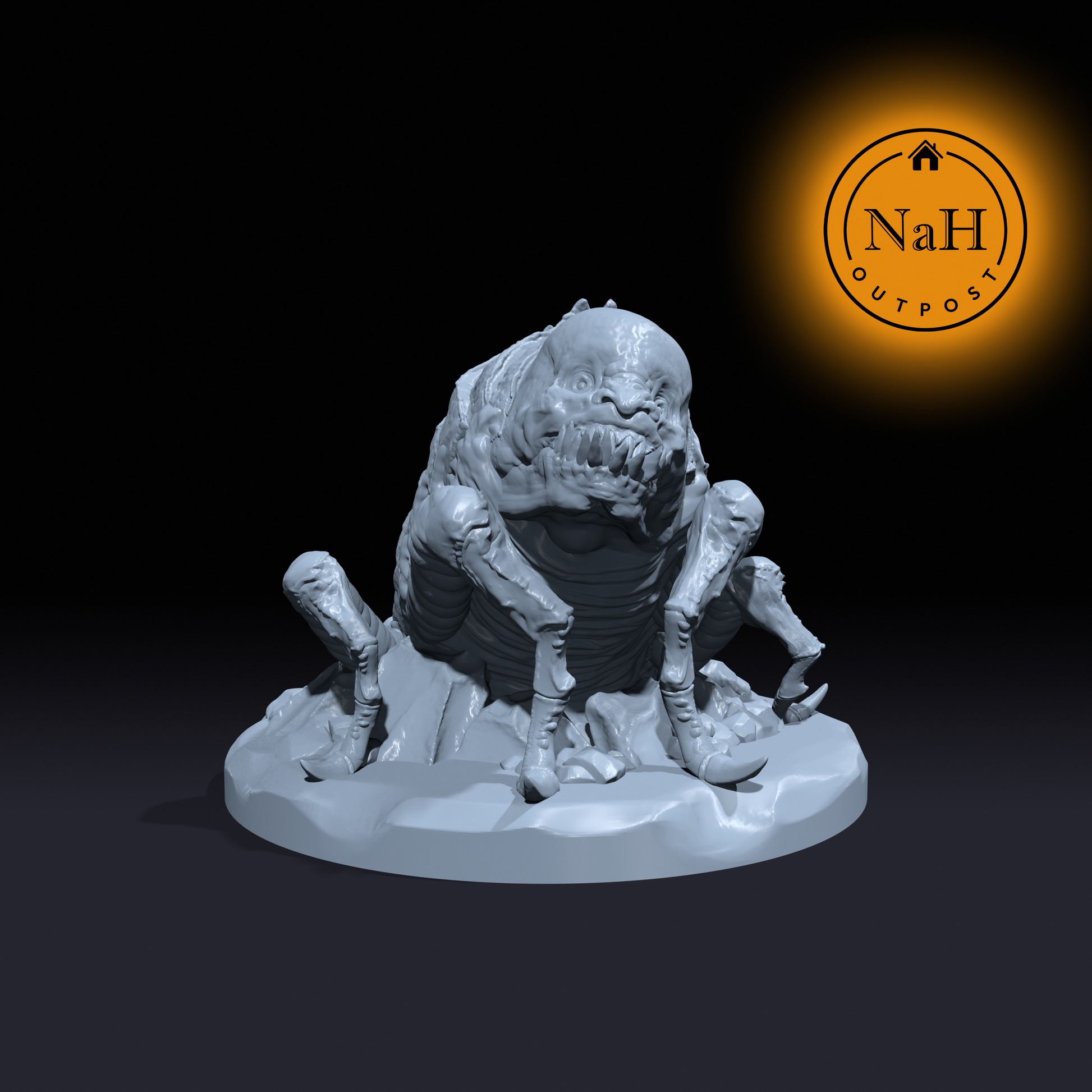 Gnawmaw, Hunger Unending | Manmite | Fiend Termite | Insect Monstrosity Miniature for Tabletop games like D&D 5e and TTRPG  War Gaming