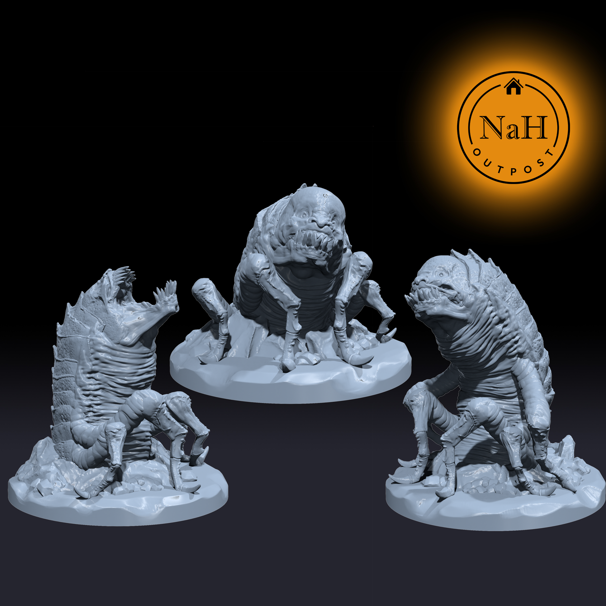 Gnawmaw, Hunger Unending | Manmite | Fiend Termite | Insect Monstrosity Miniature for Tabletop games like D&D 5e and TTRPG  War Gaming
