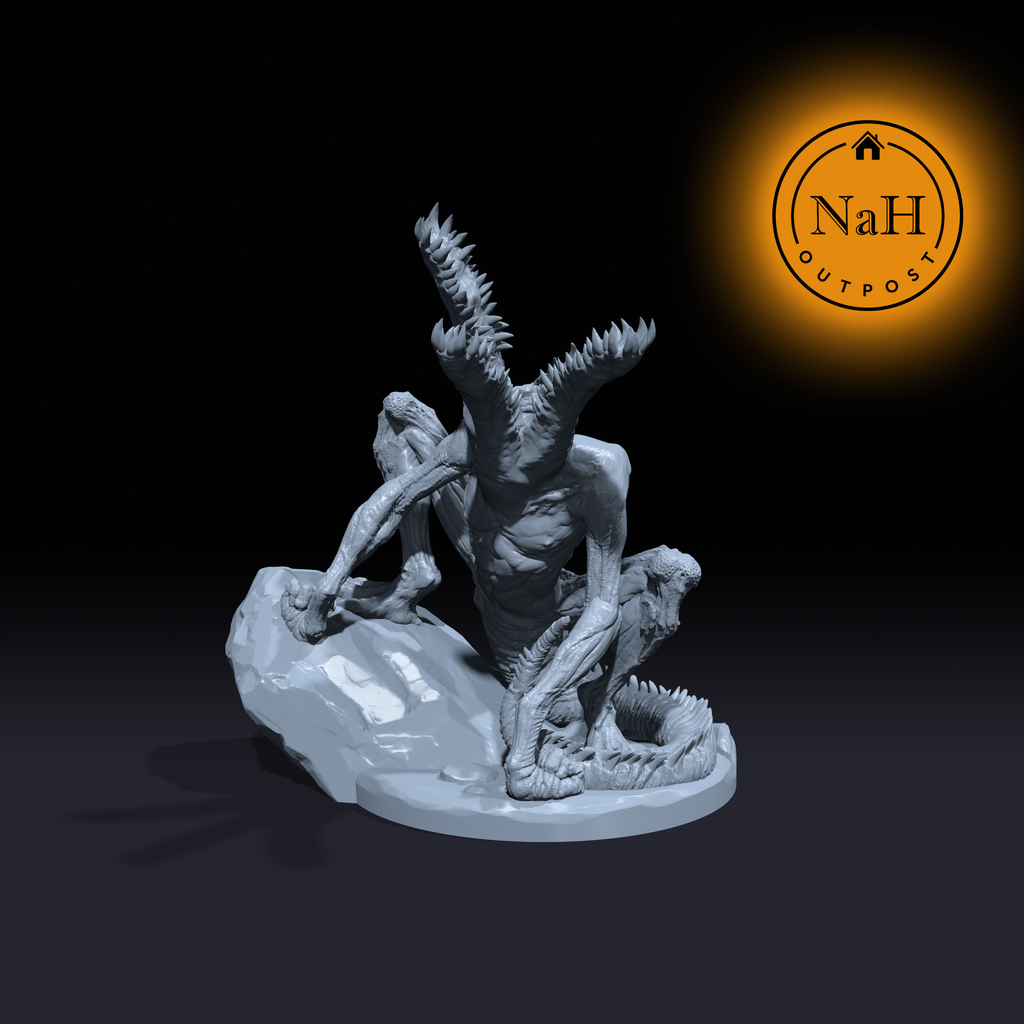 Maw Mongers | Demogorgon | Demodog Miniature for Tabletop games like D&D and War Gaming