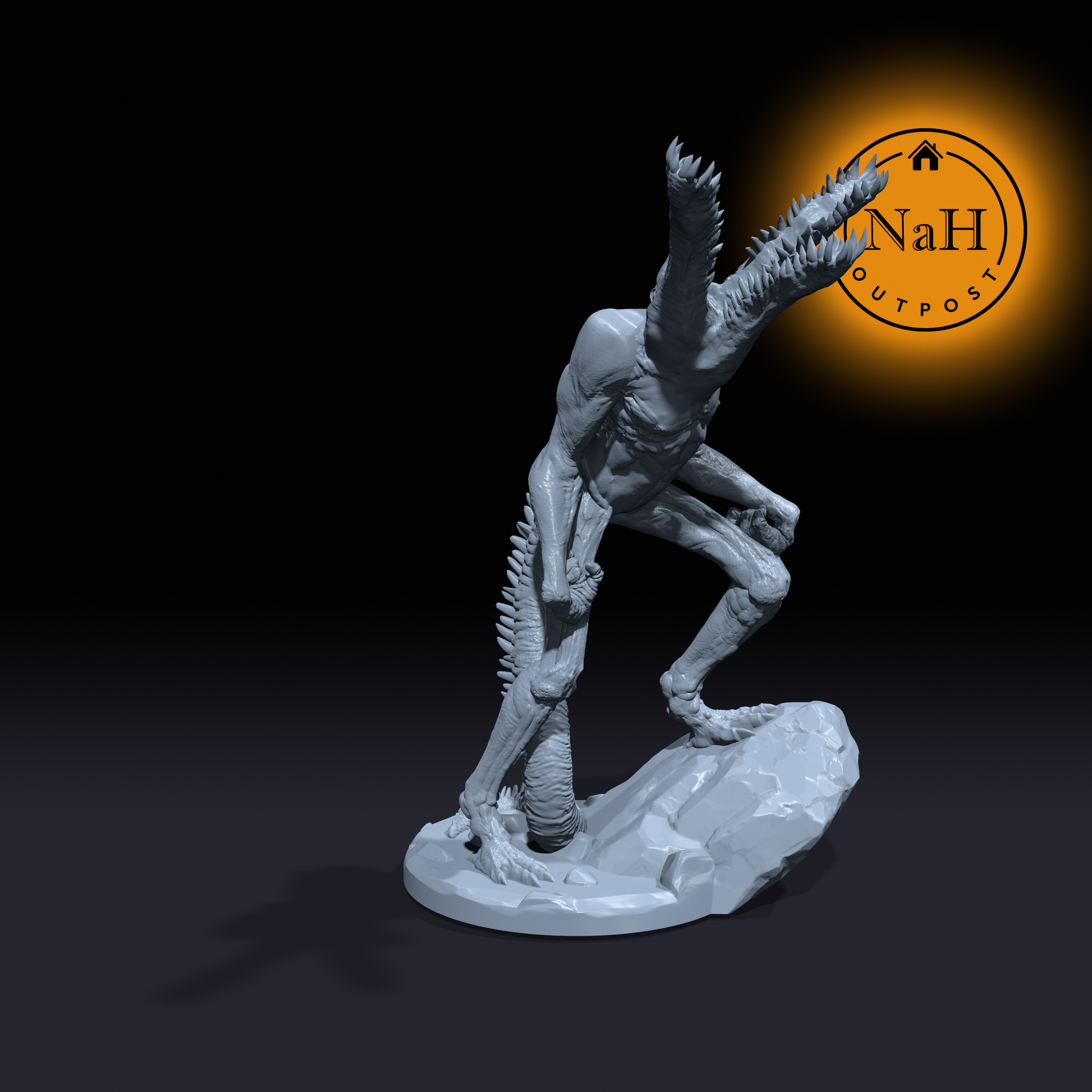 Maw Mongers | Demogorgon | Demodog Miniature for Tabletop games like D&D and War Gaming