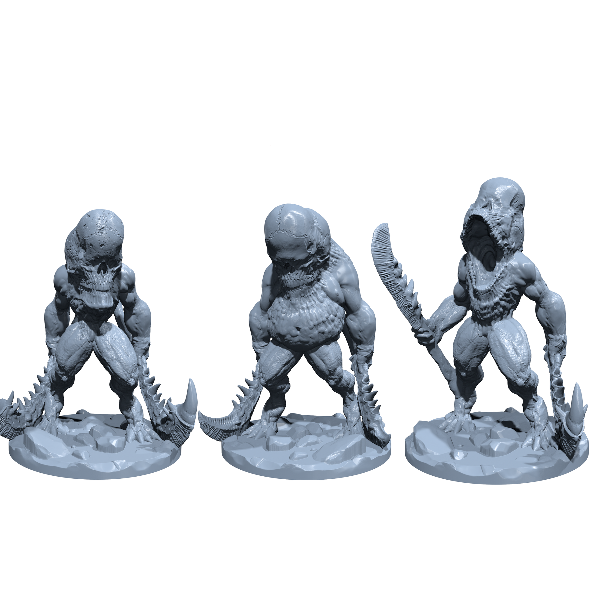 Goregnaw, Defiler of Graves | Mawmen | Skull Guard Fiend Demon Miniature for Tabletop games like D&D 5e and TTRPG  War Gaming