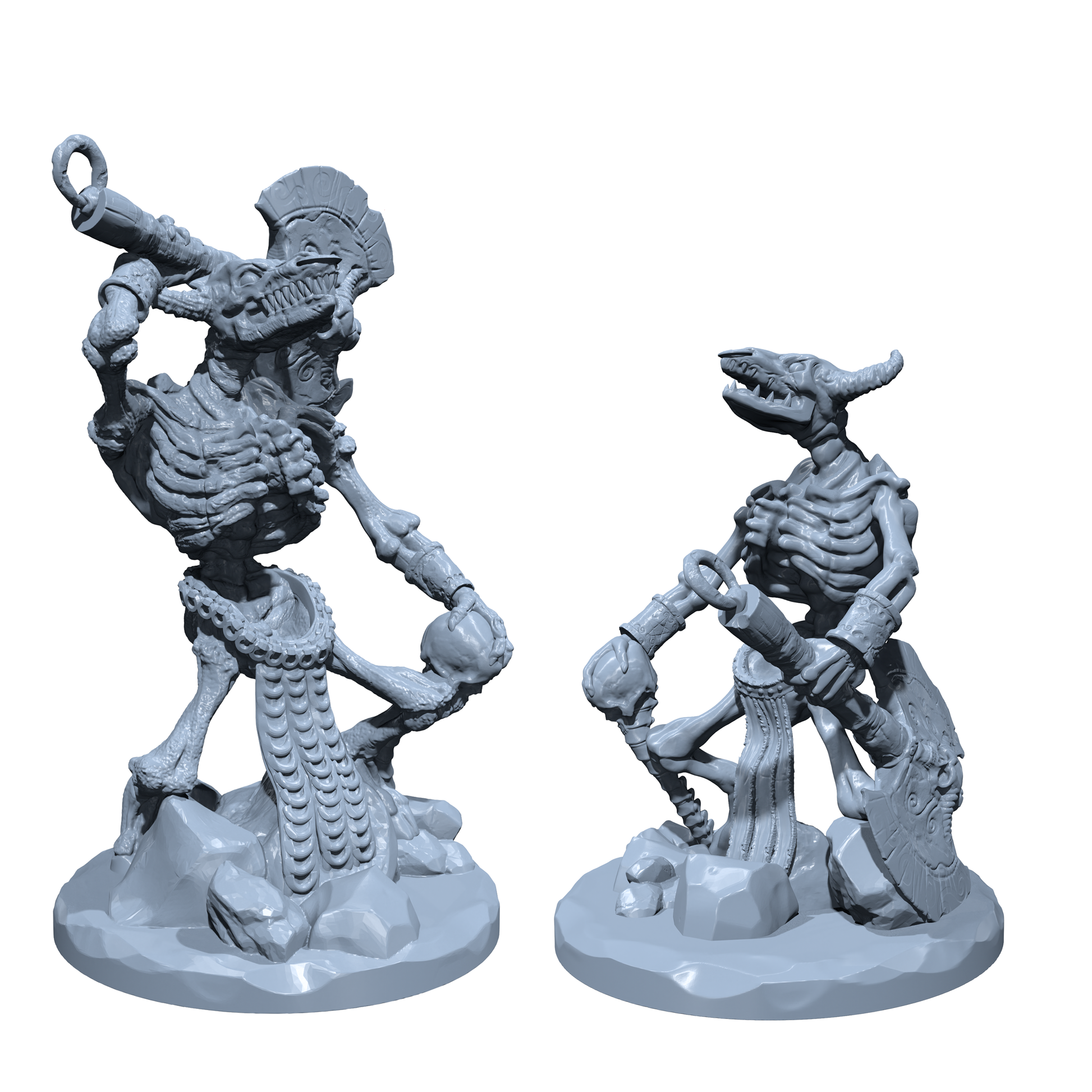 Marrowhorn, Wailer of the Catacombs | Minotaur Skeleton Miniature for Tabletop games like D&D and War Gaming